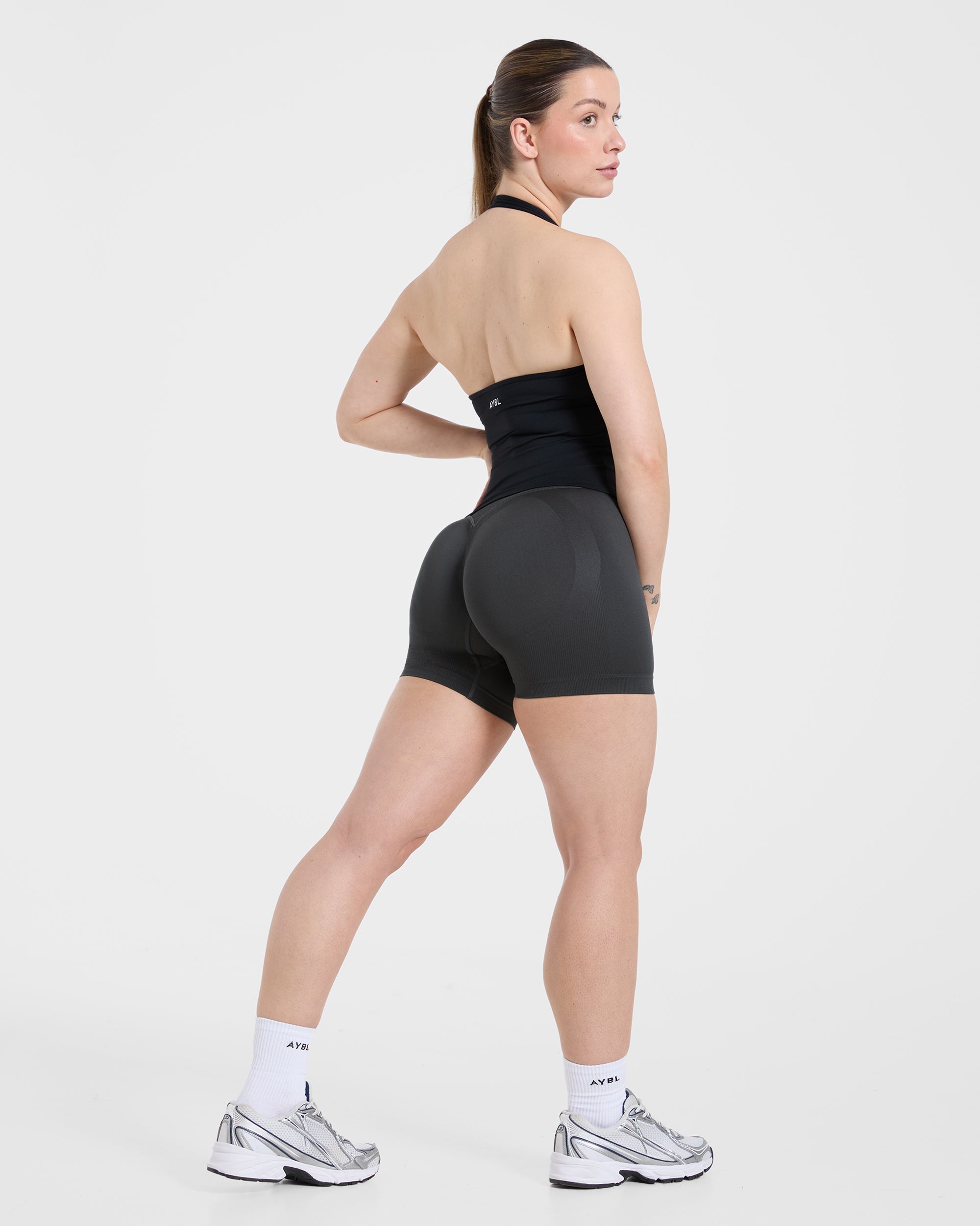 Essential Halterneck Tank Top - Noir