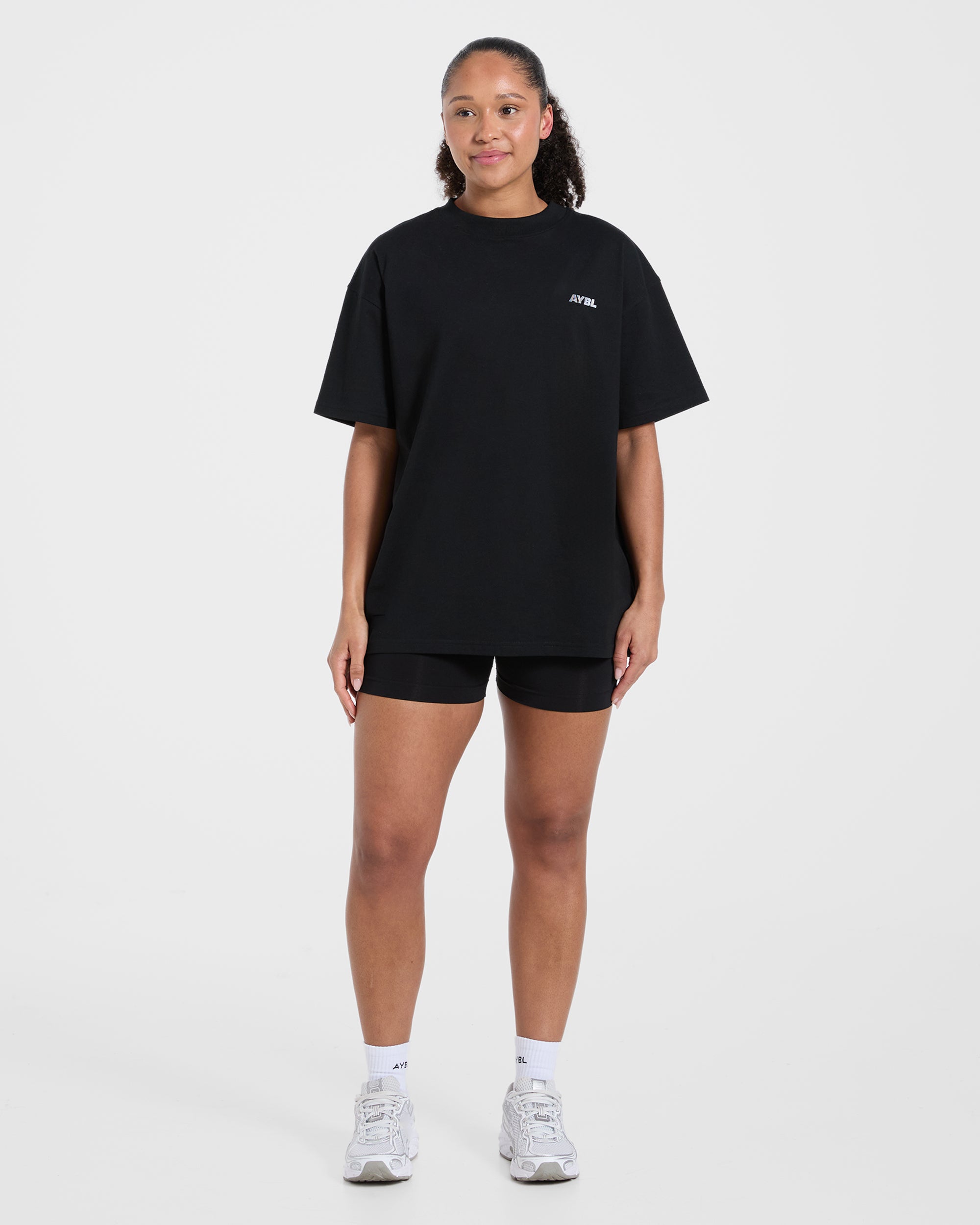 Athletics Department Oversized T Shirt - Noir