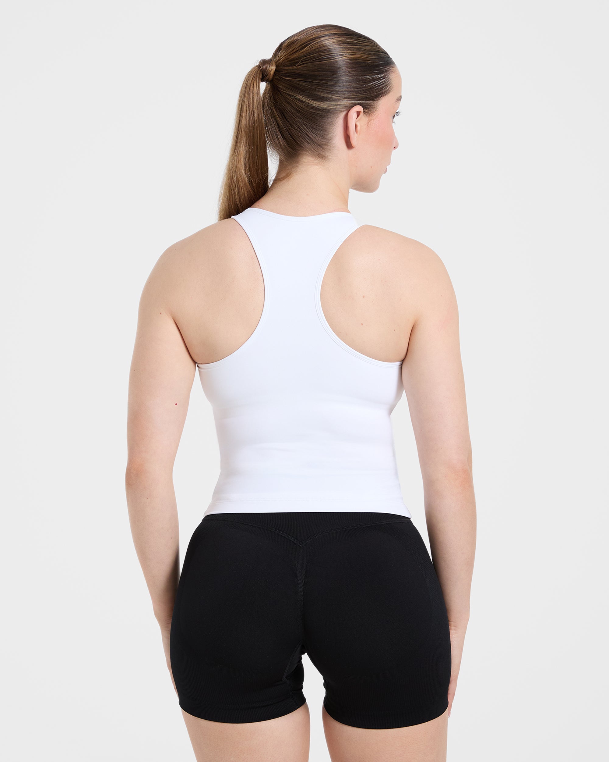Essential Racerback Tank Top - Blanc