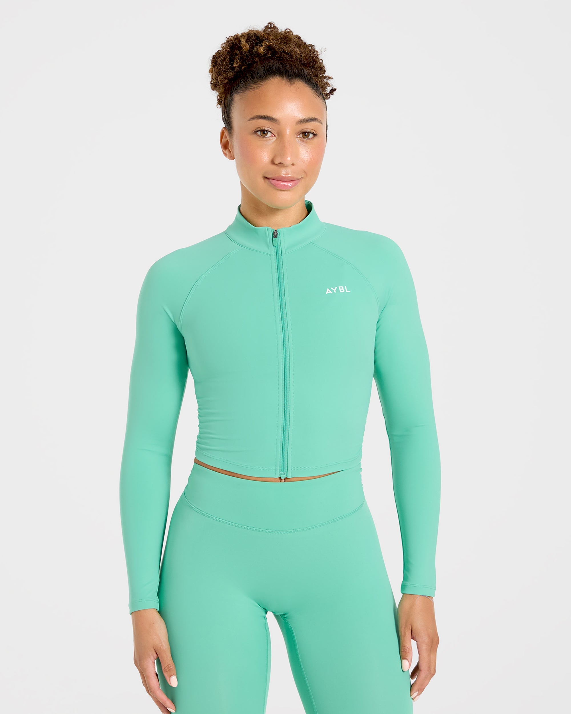 Physique Zip Up Jacket - Summer Vert