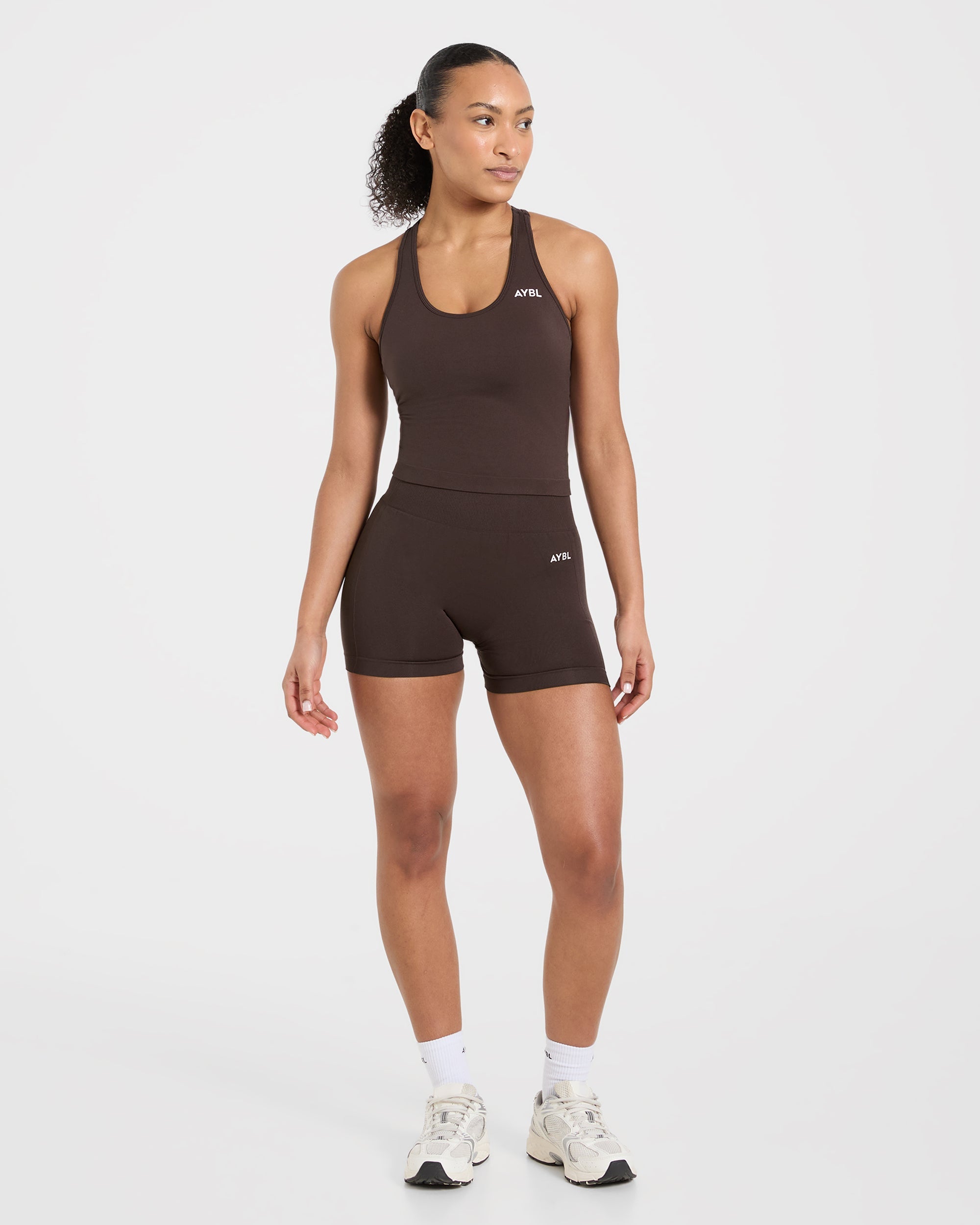 Empower Seamless Tank Top - Cocoa Brun