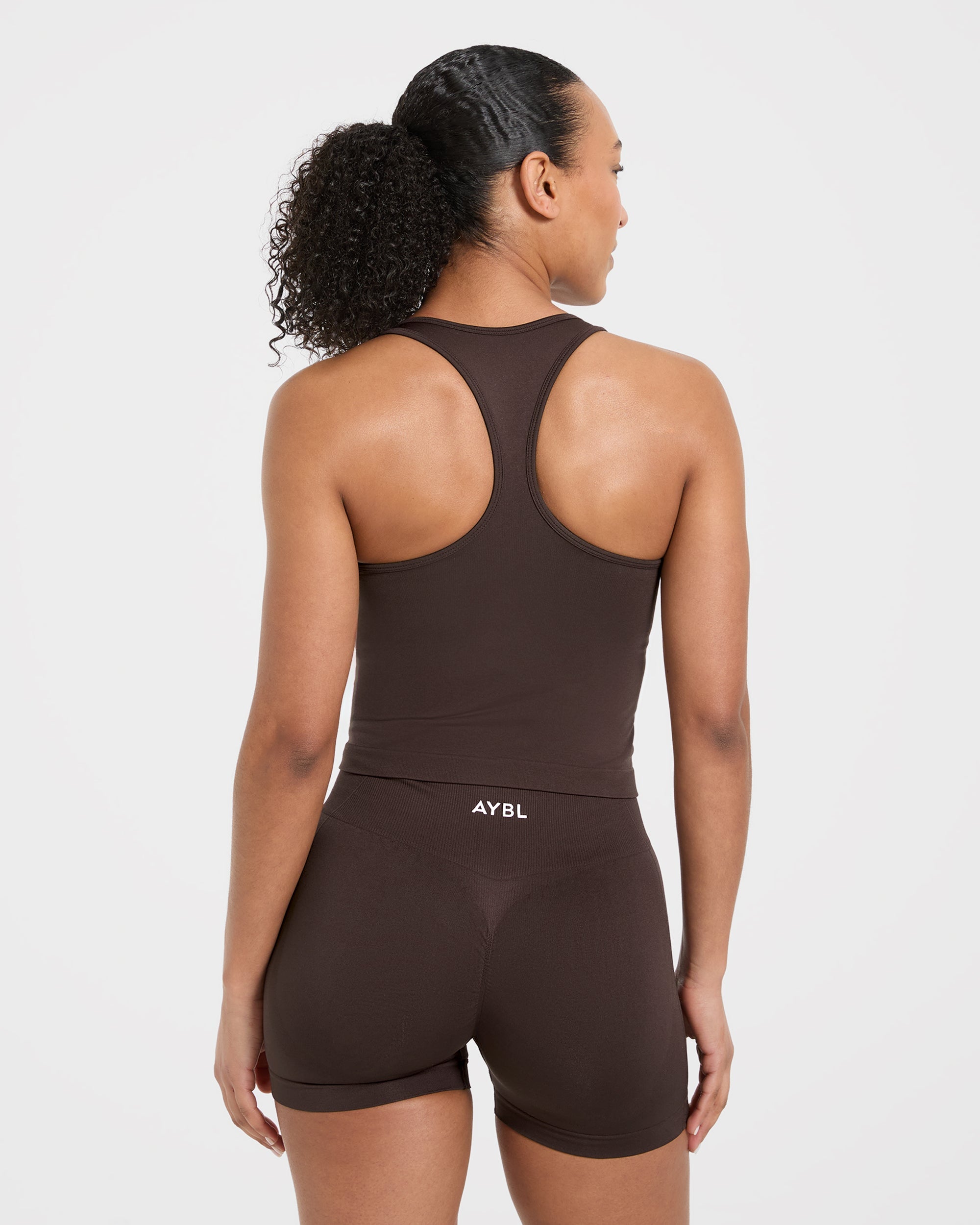 Empower Seamless Tank Top - Cocoa Brun