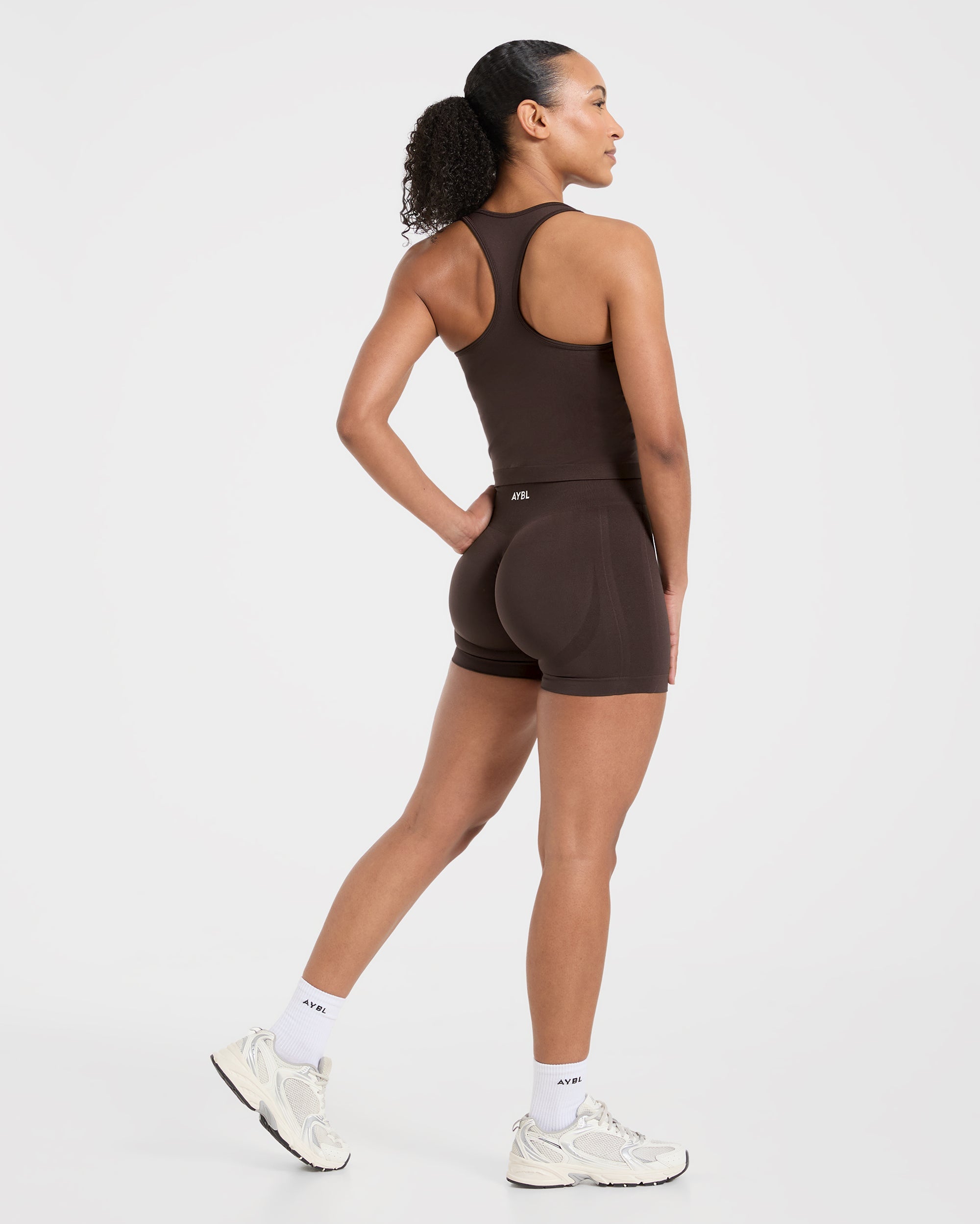 Empower Seamless Tank Top - Cocoa Brun