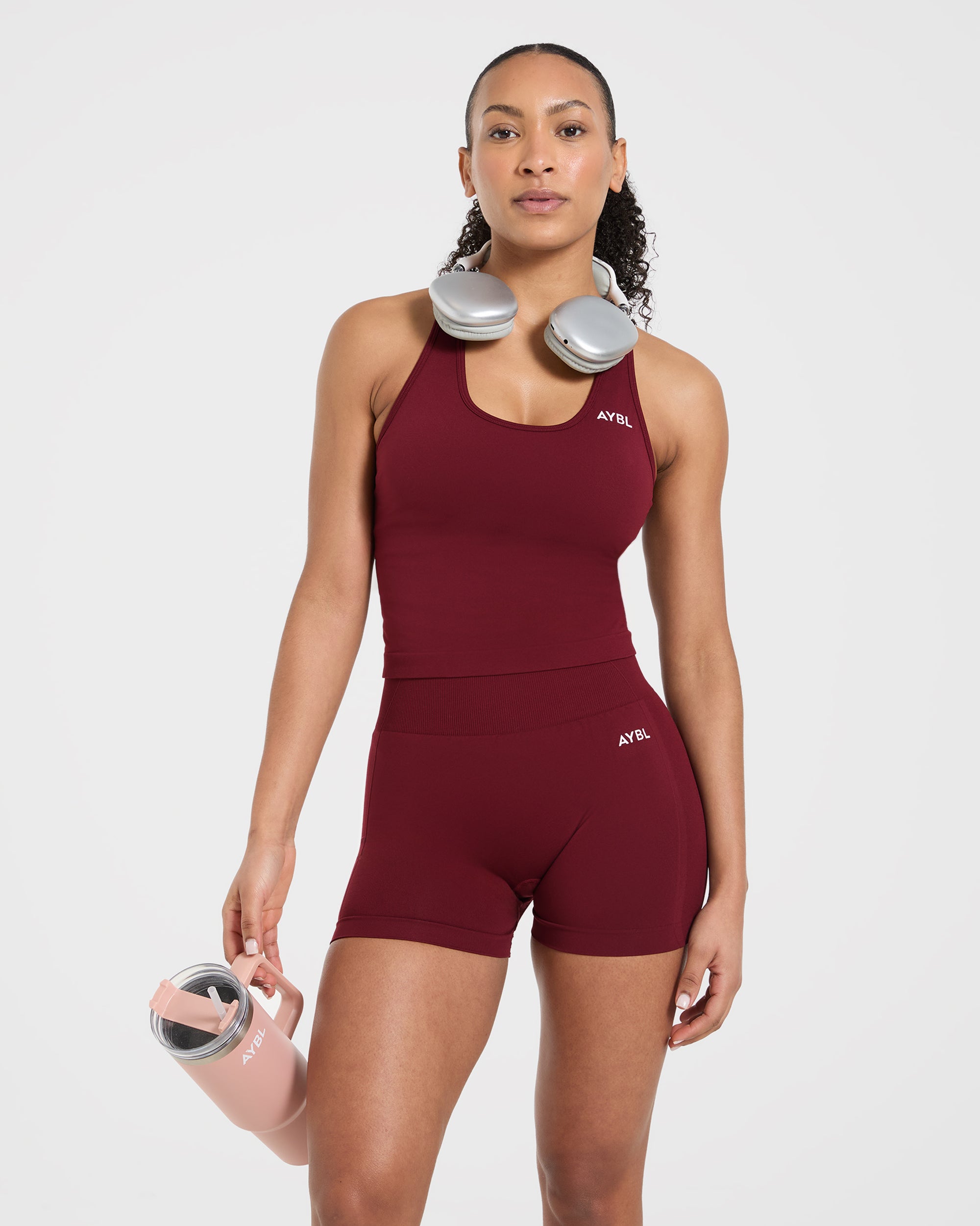 Empower Seamless Tank Top - Rouge Wine