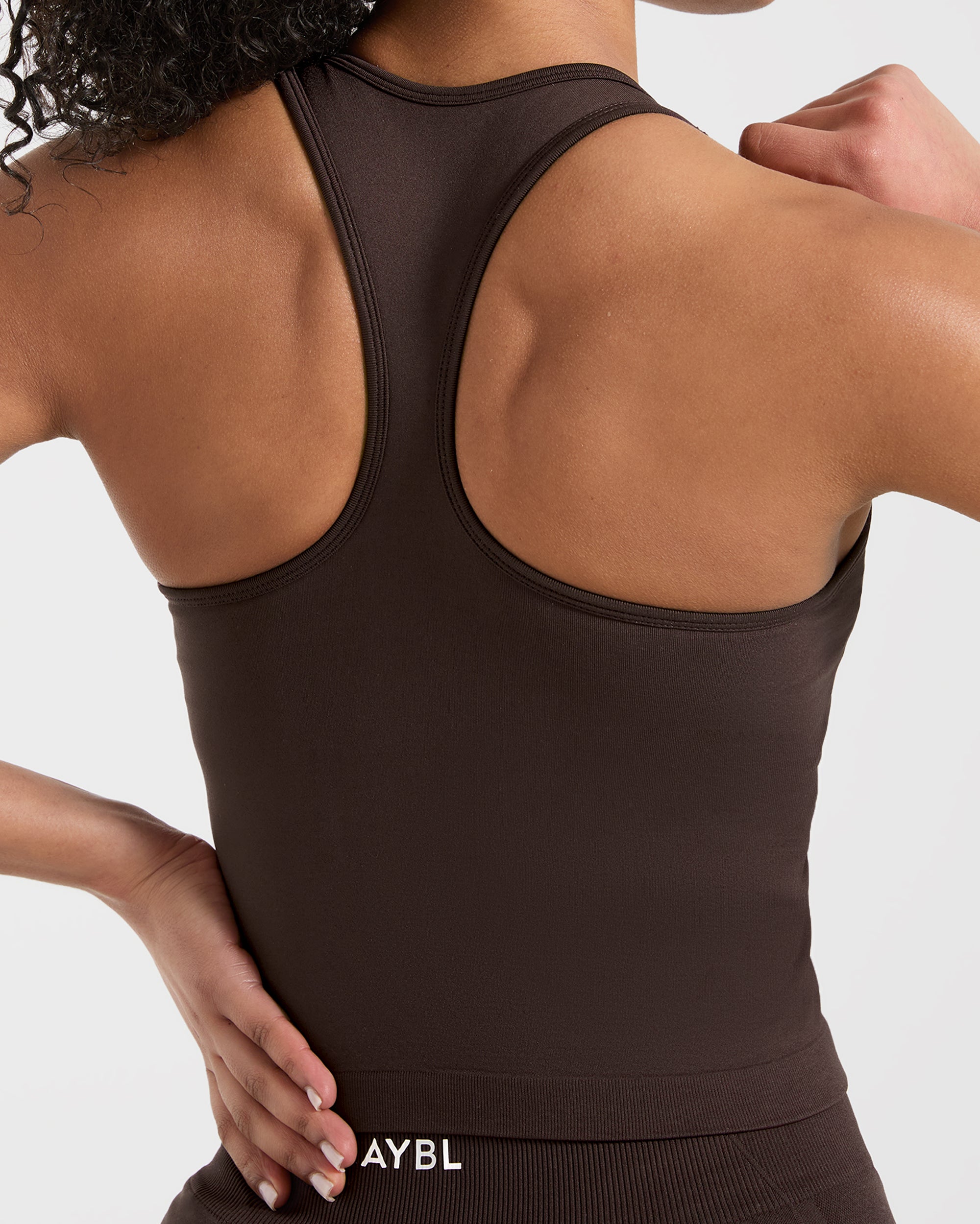Empower Seamless Tank Top - Cocoa Brun