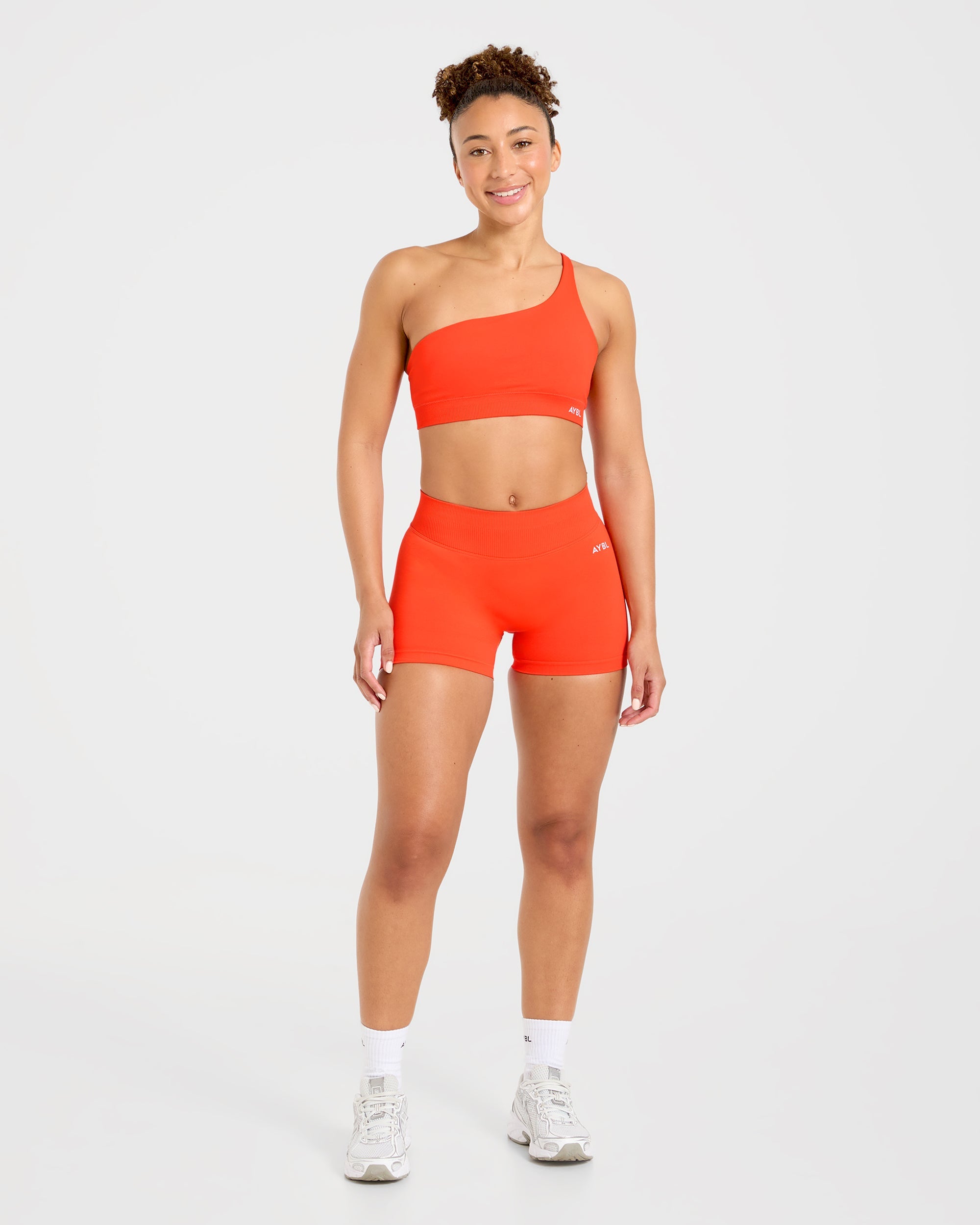 Enhance Seamless Shorts | 3.5" - Summer Orange