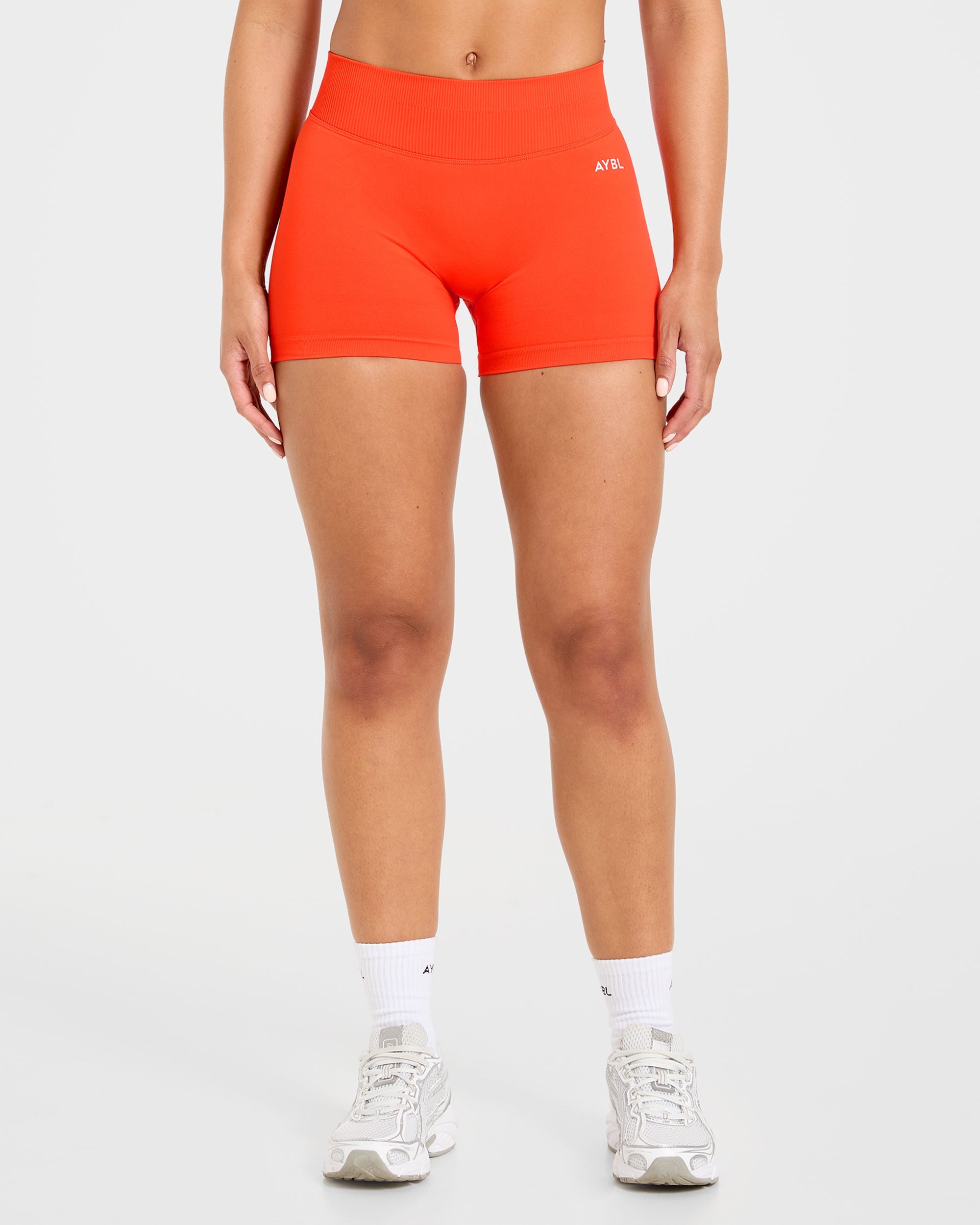 Enhance Seamless Shorts | 3.5" - Summer Orange