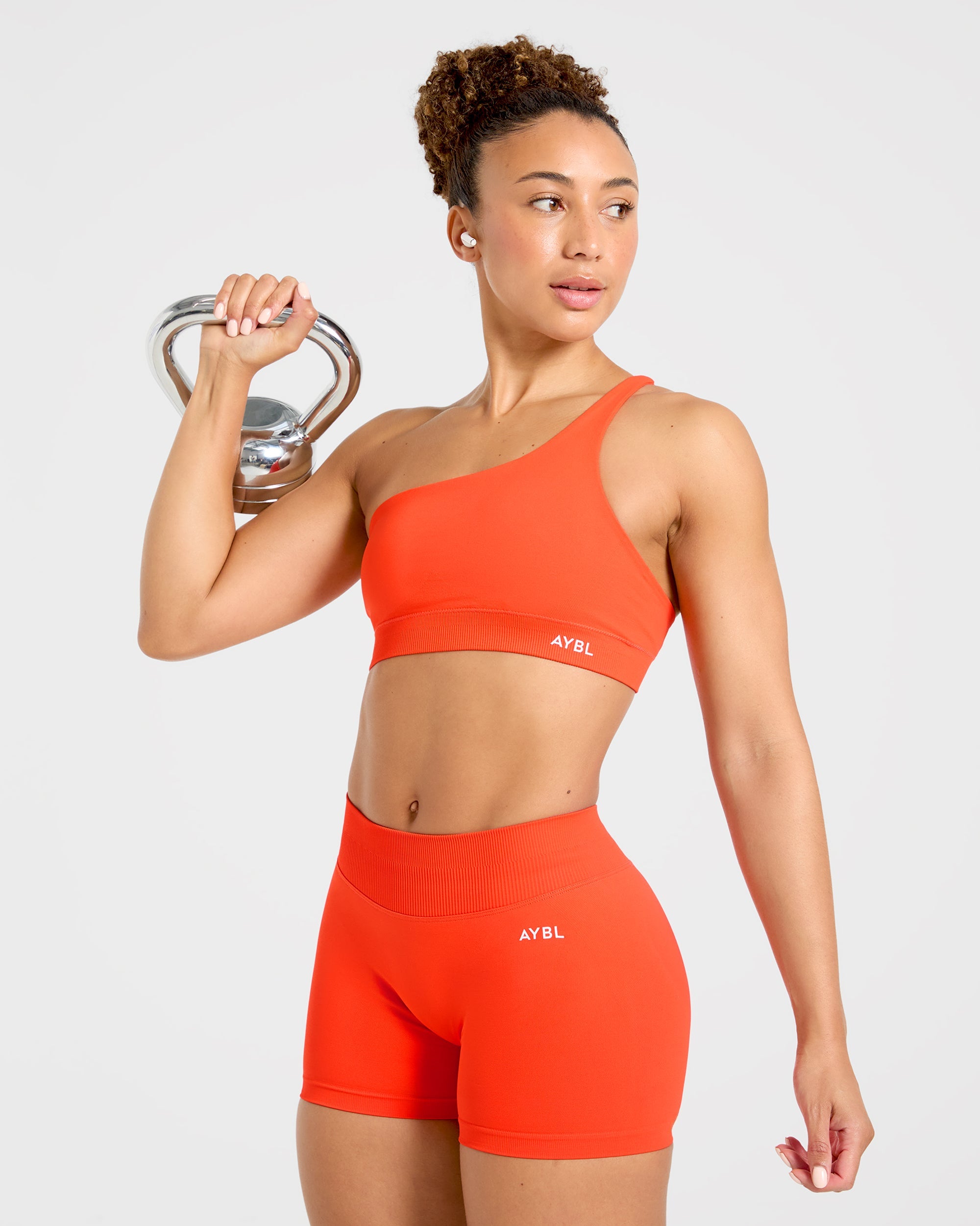 Enhance Seamless Shorts | 3.5" - Summer Orange