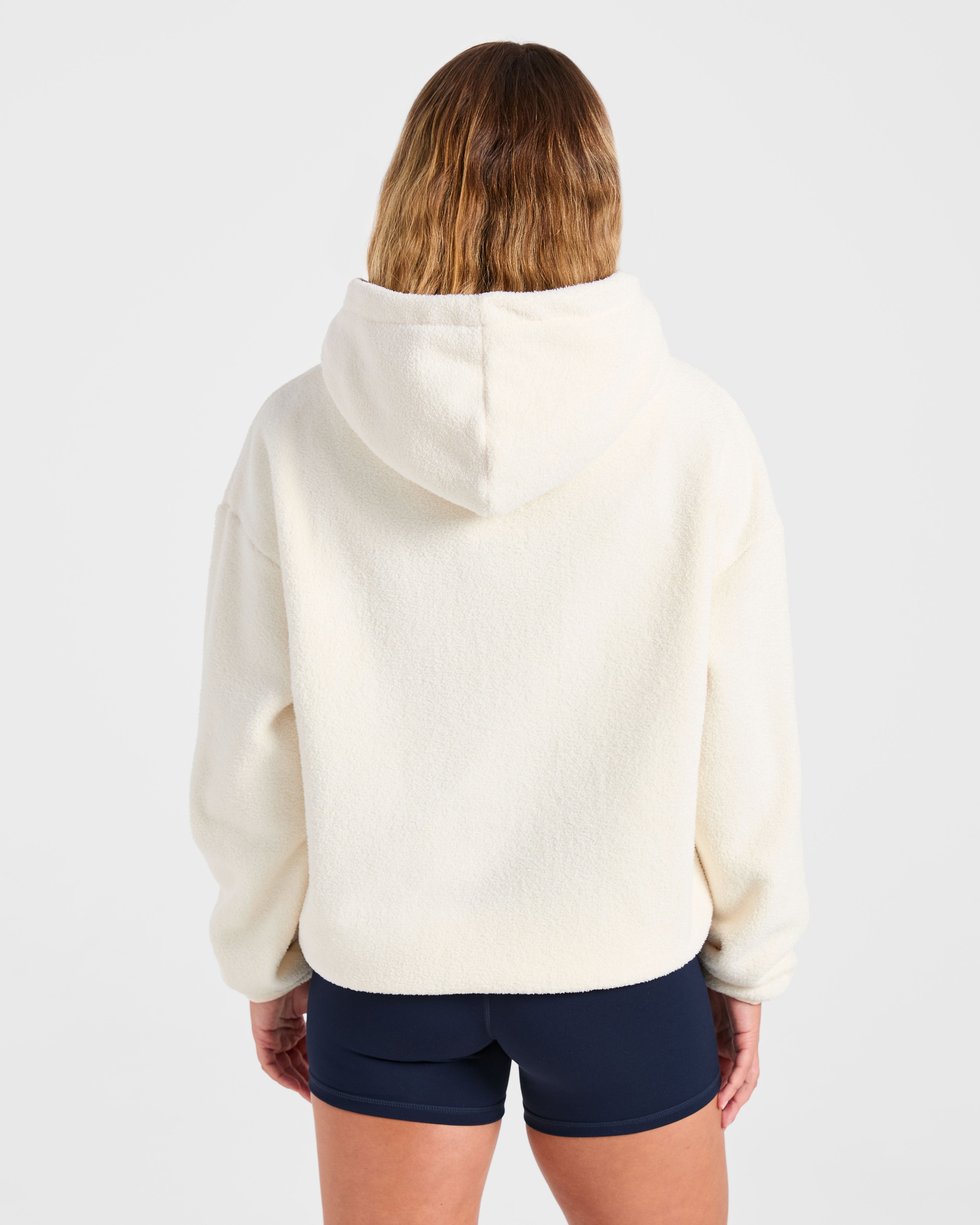 AYBL Sports Oversized Fleece Hoodie - Crème