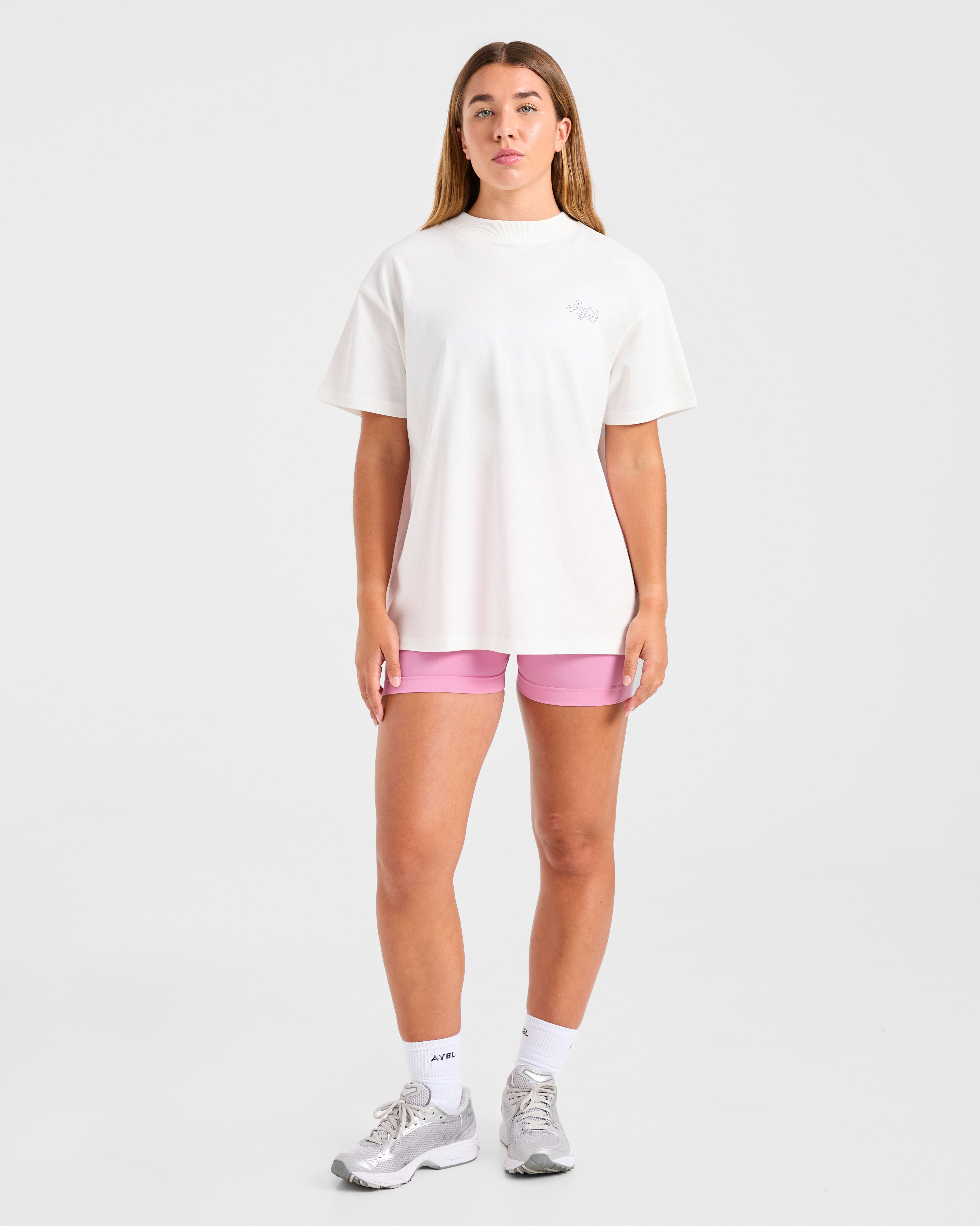 Sports Wellness Oversized T Shirt - Off Blanc