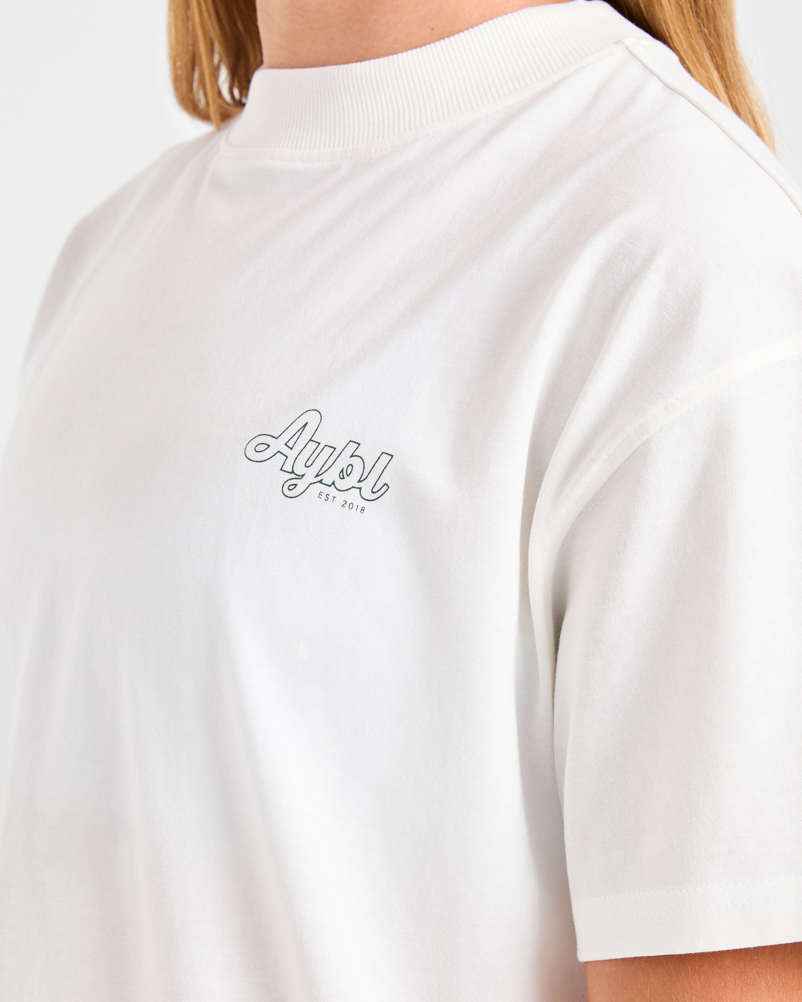 Sports Wellness Oversized T Shirt - Off Blanc