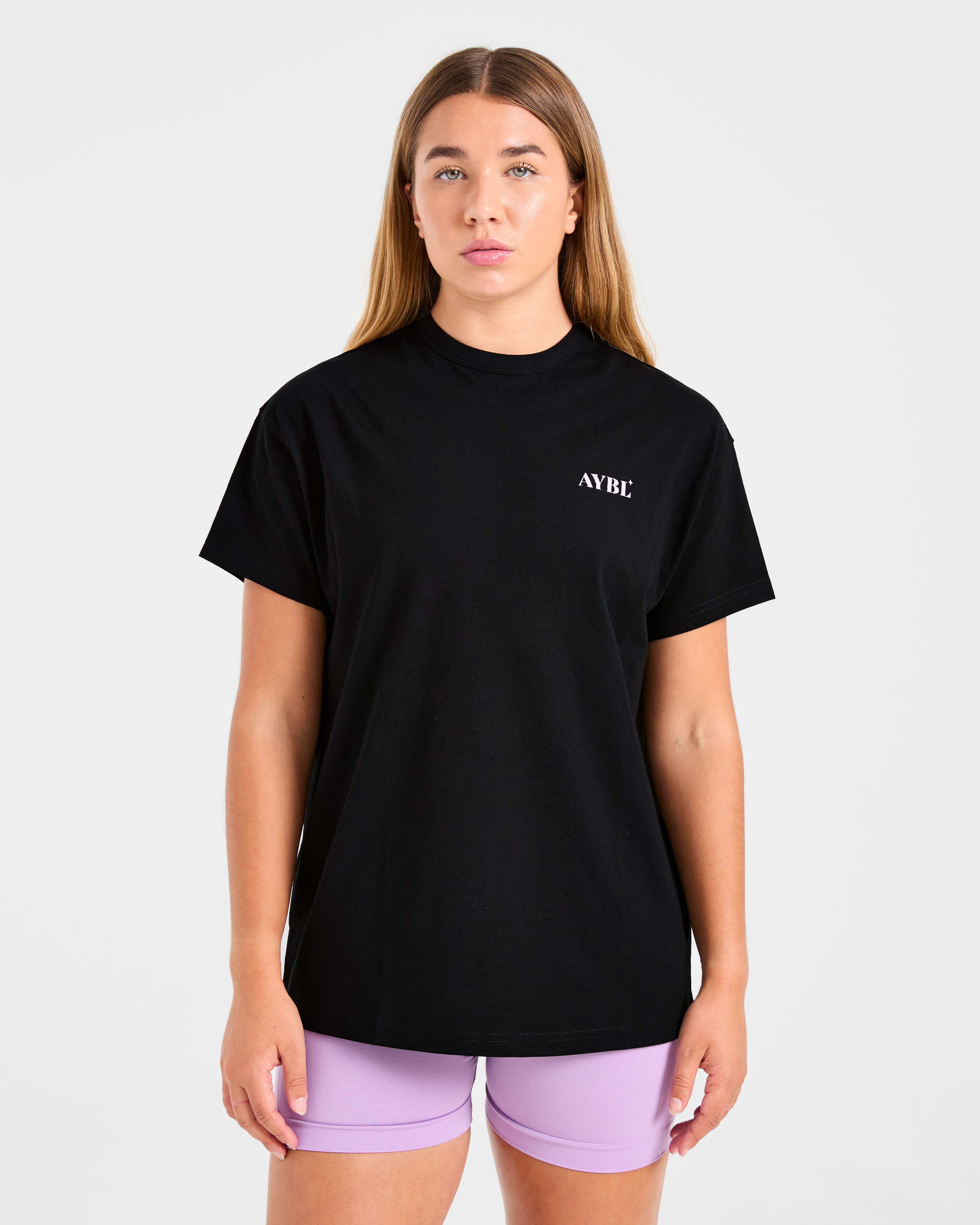 Dedicate To The Journey Oversized T Shirt - Noir