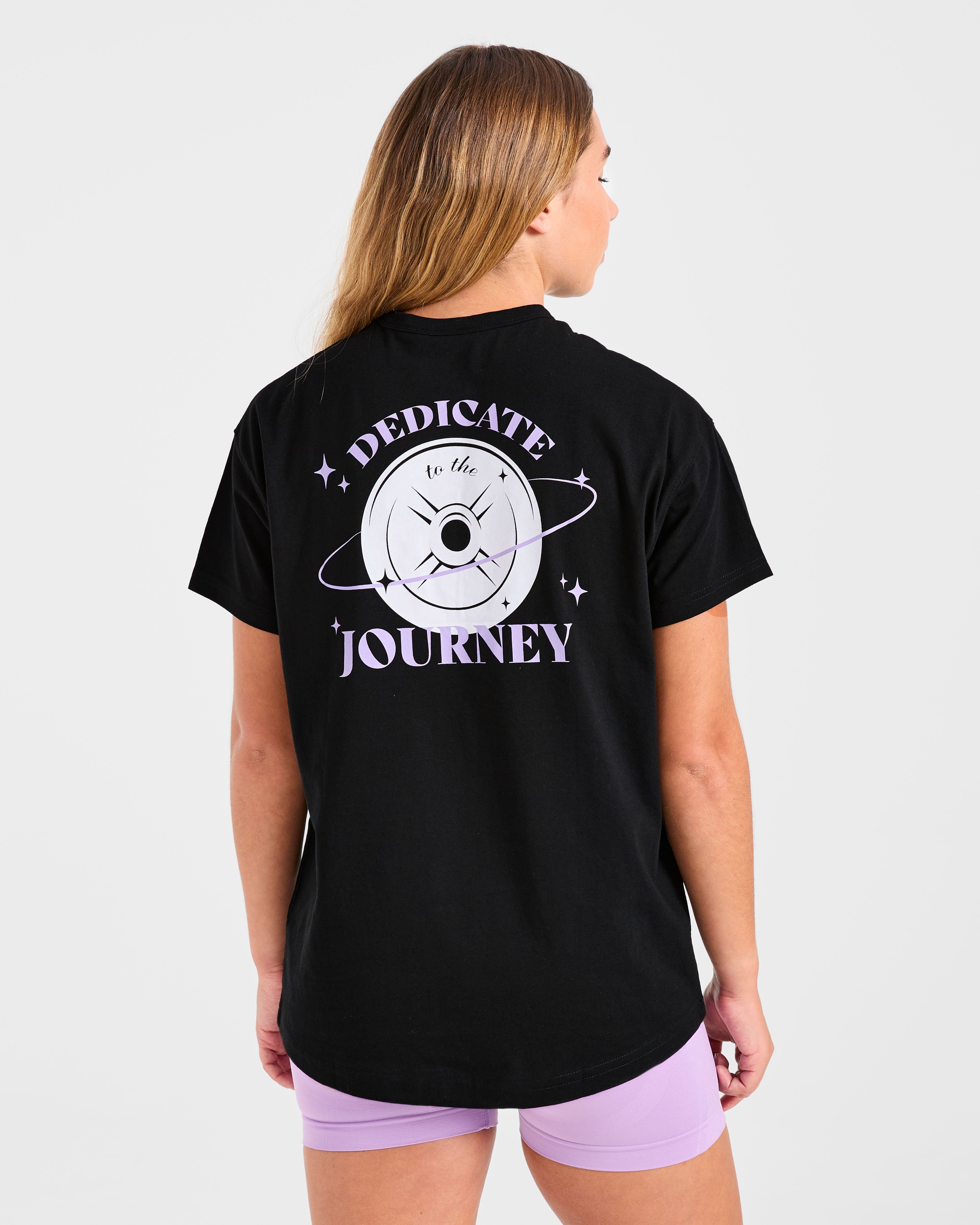 Dedicate To The Journey Oversized T Shirt - Noir