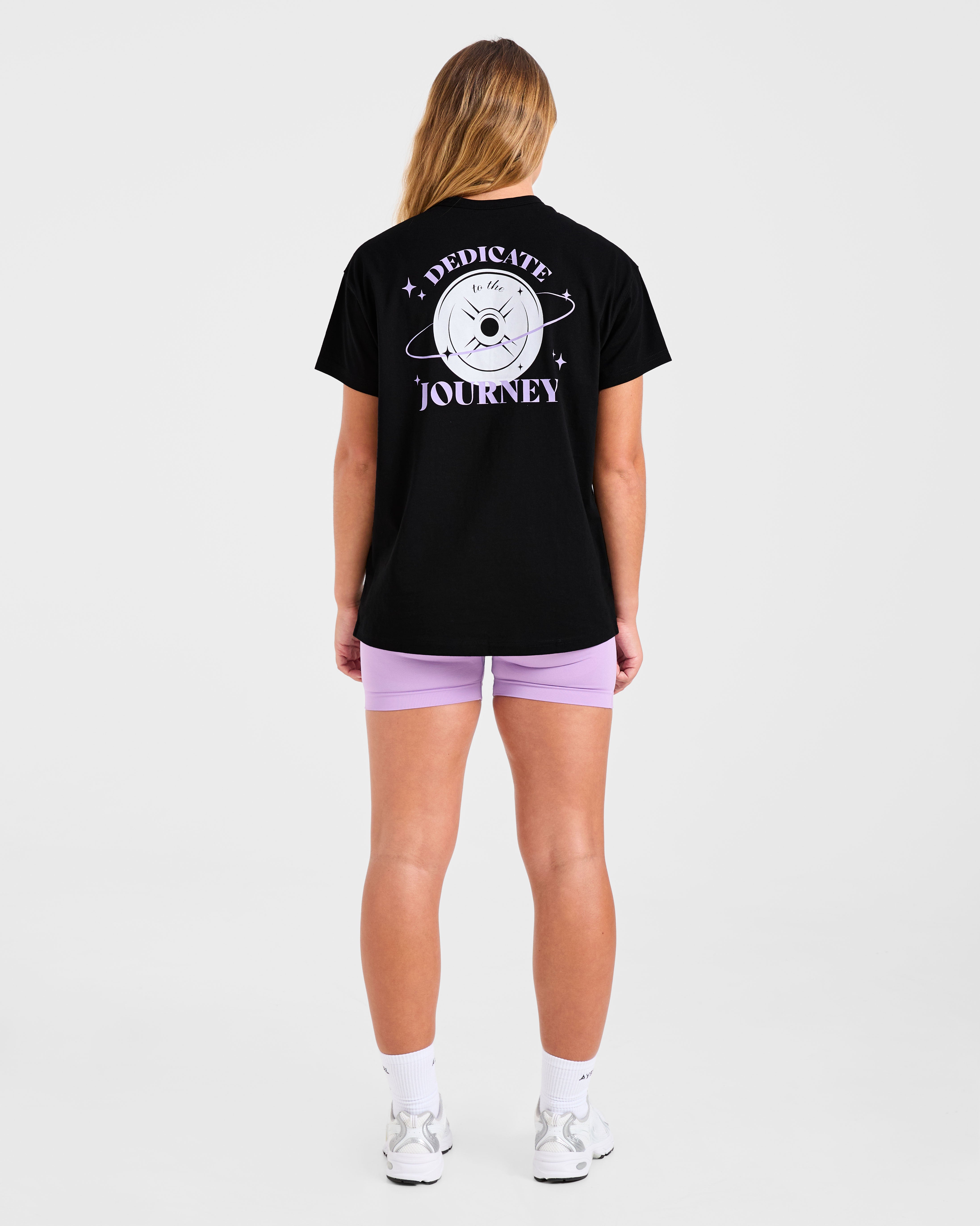 Dedicate To The Journey Oversized T Shirt - Noir