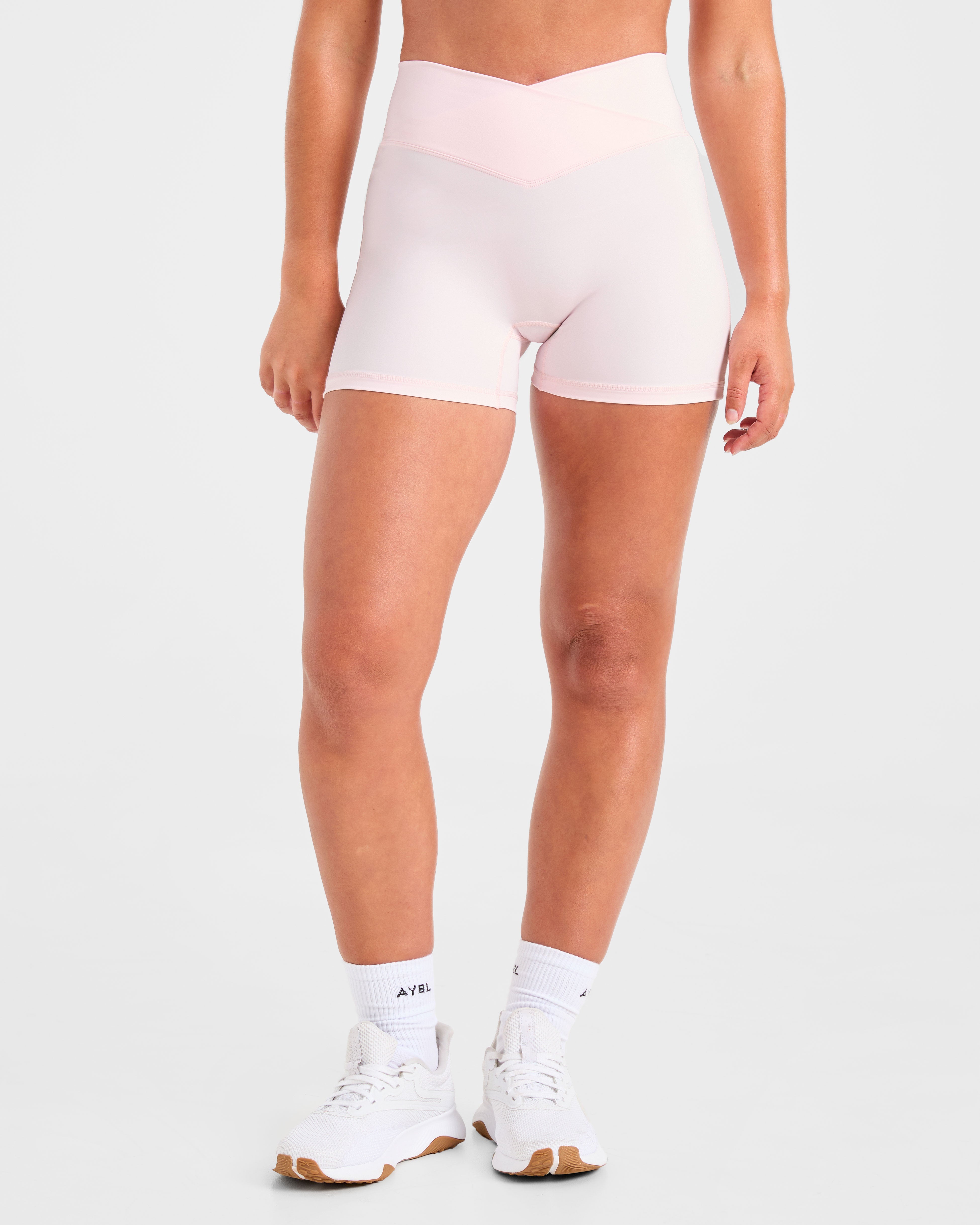 Sculpt Wrap Shorts - Iced Rose