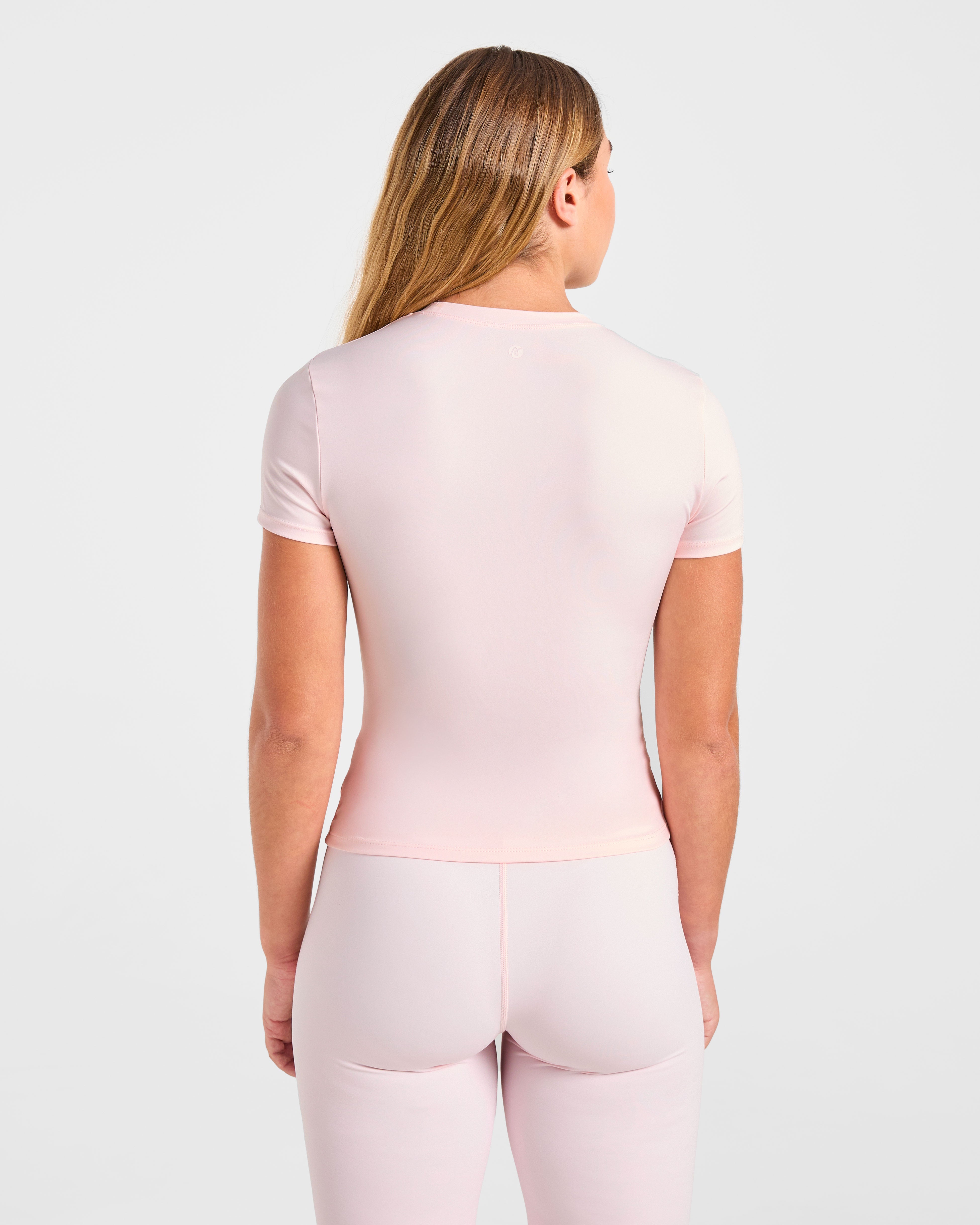 Sculpt T Shirt - Pastel Rose