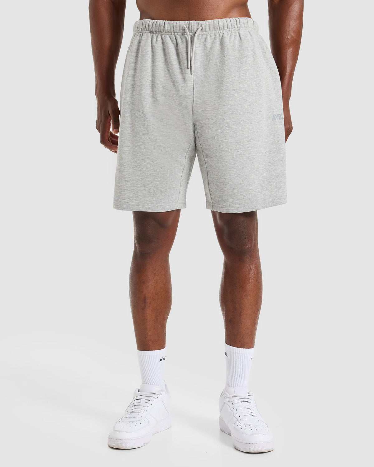 Craft Oversized Shorts - Mid Marl Gris