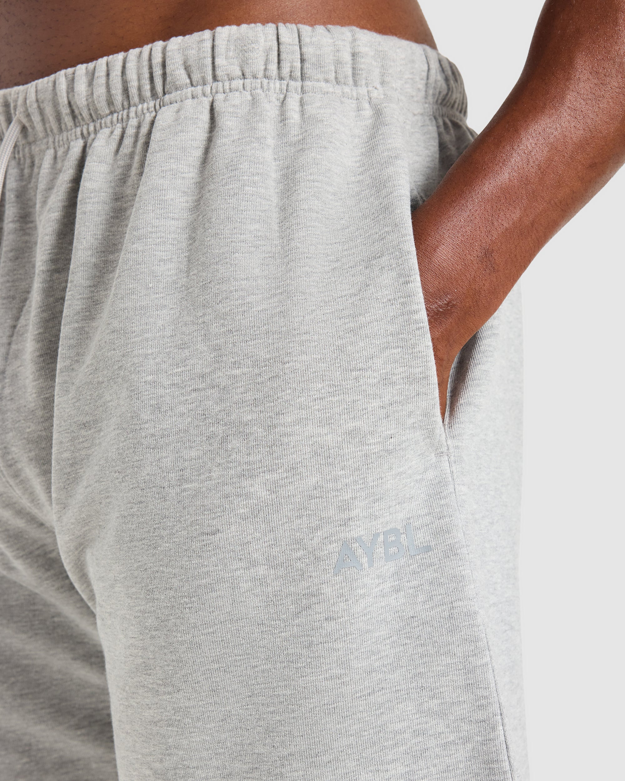 Craft Oversized Shorts - Mid Marl Gris
