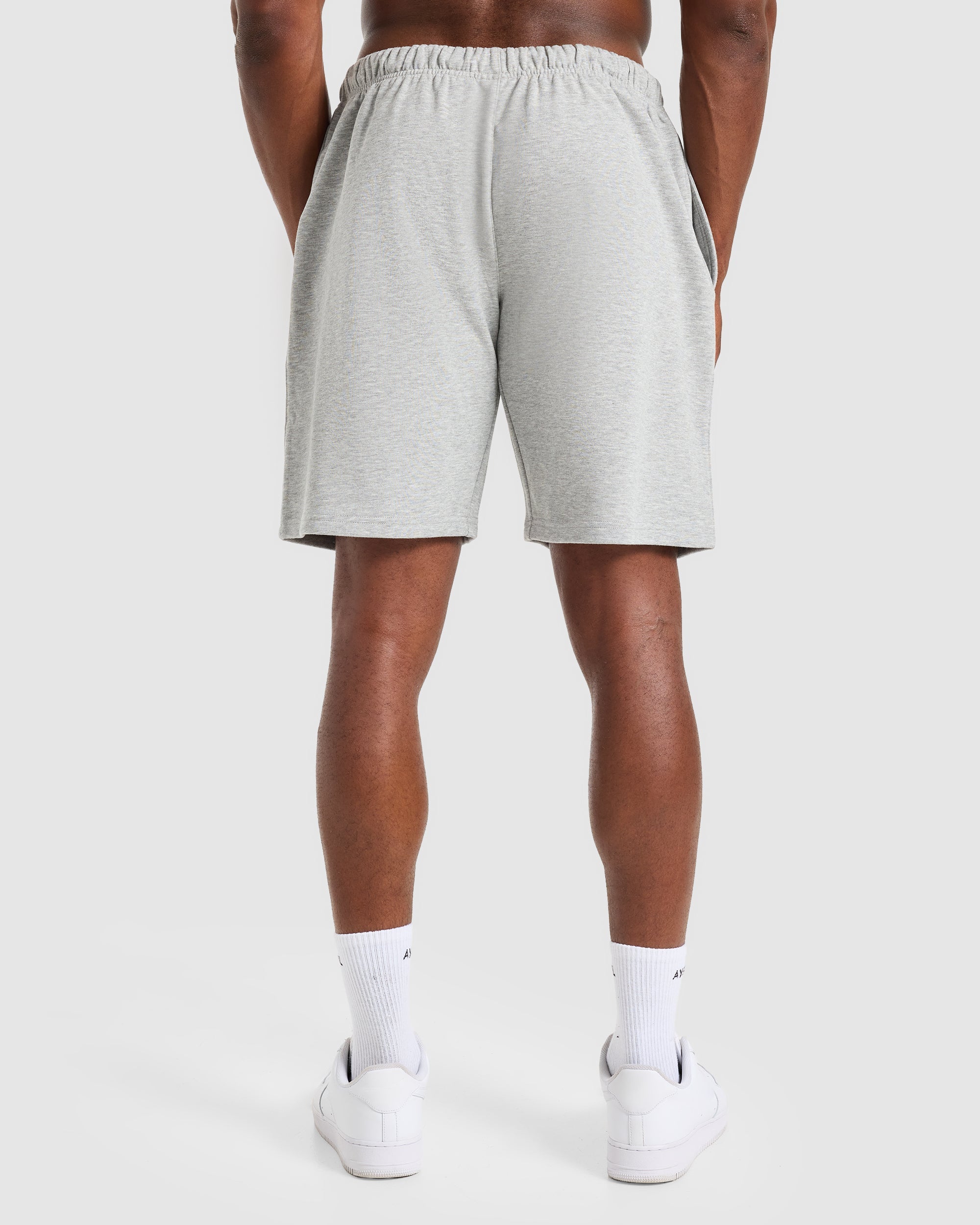 Craft Oversized Shorts - Mid Marl Gris