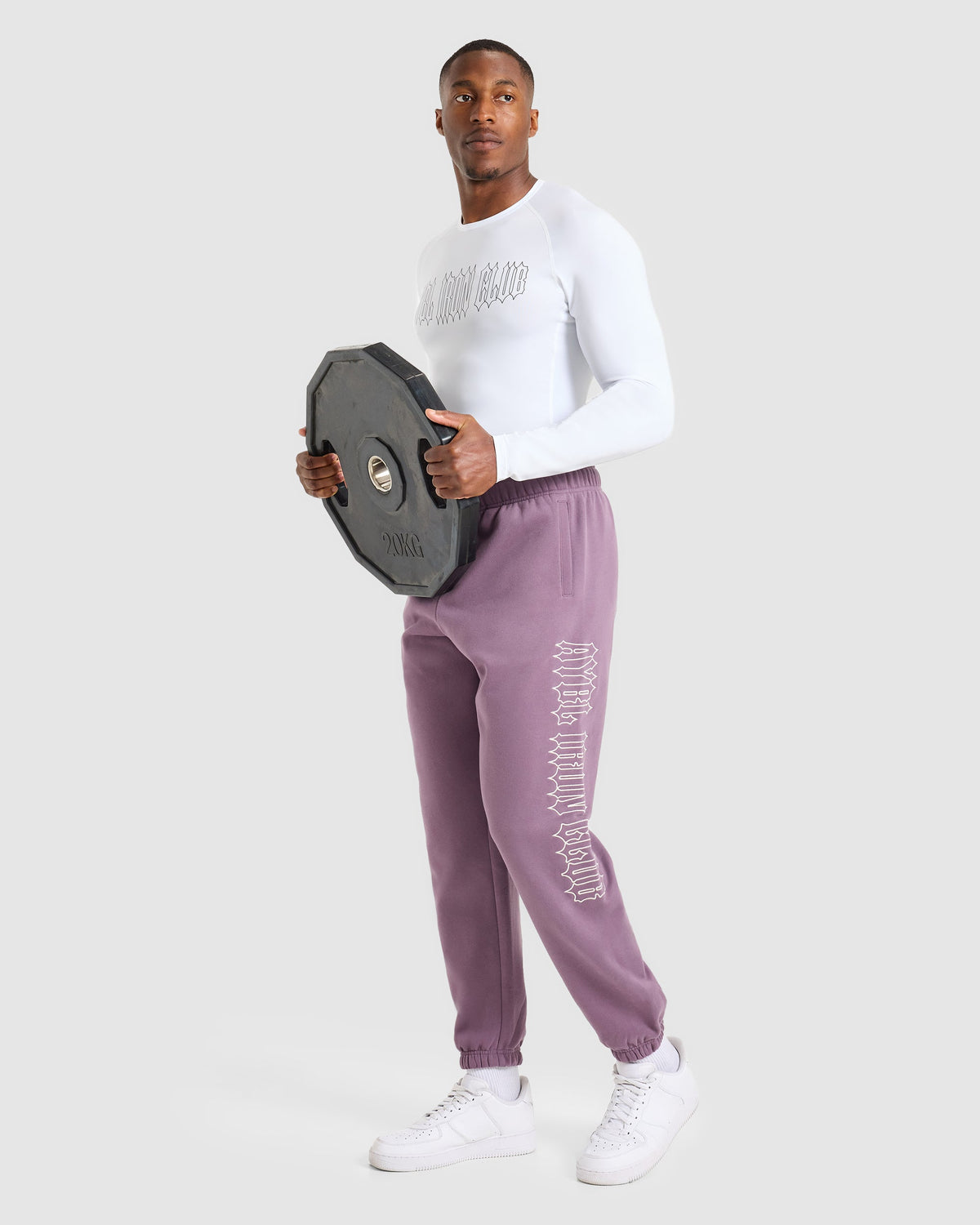 AYBL Iron Club Oversized Joggers - Midnight Violet