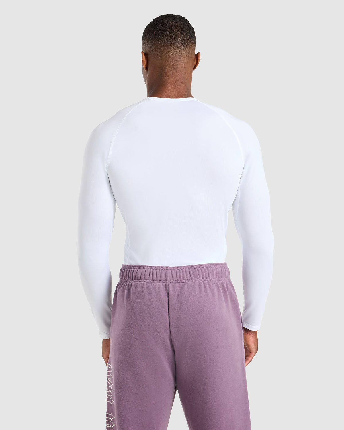 AYBL Iron Club Compression Long Sleeve - Blanc