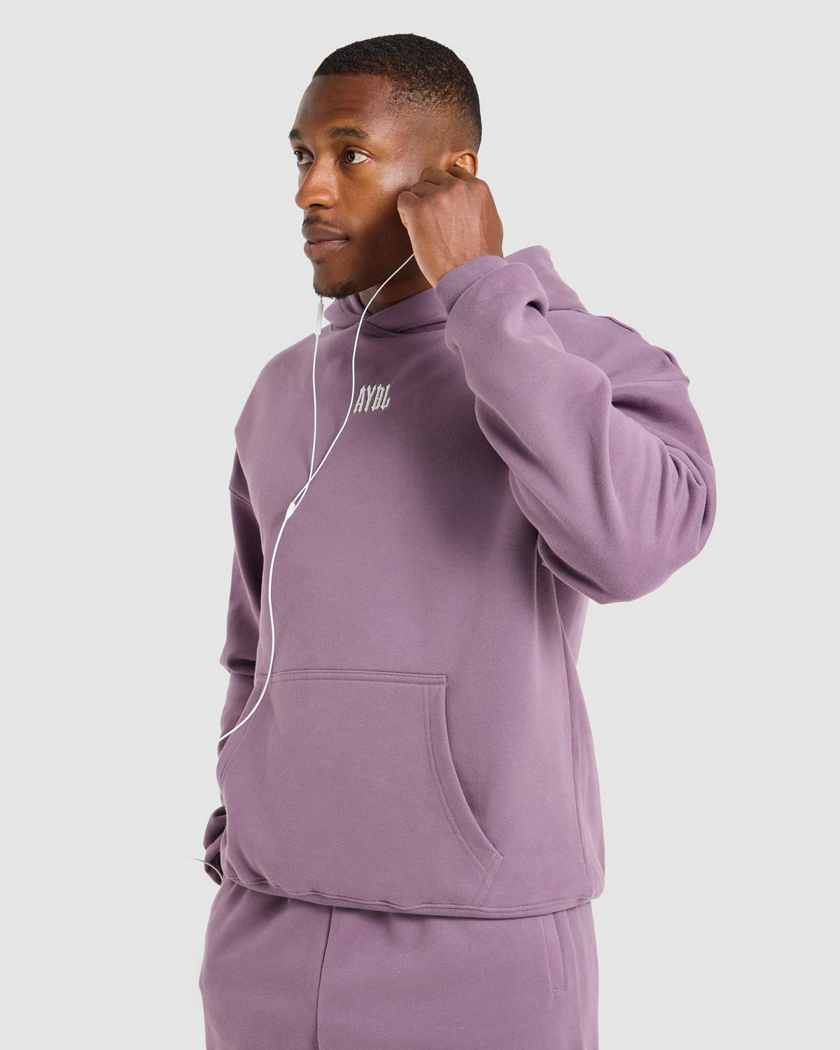 AYBL Iron Club Oversized Hoodie - Midnight Violet