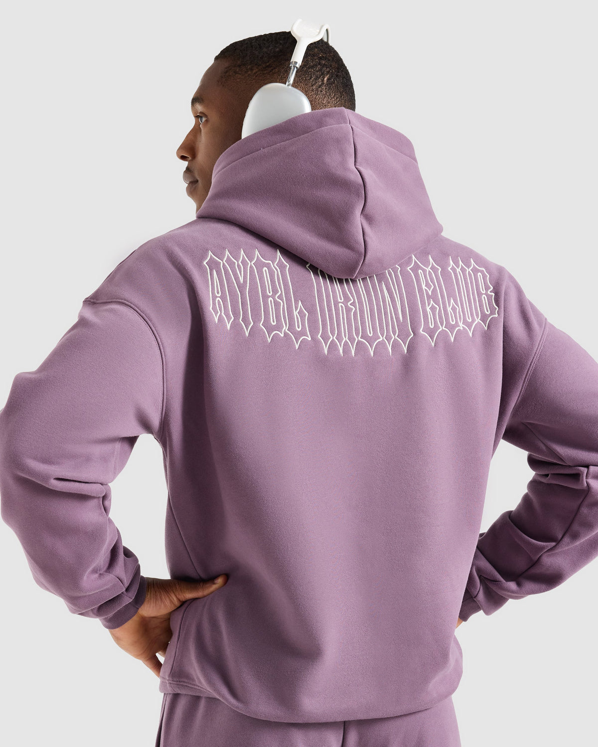 AYBL Iron Club Oversized Hoodie - Midnight Violet
