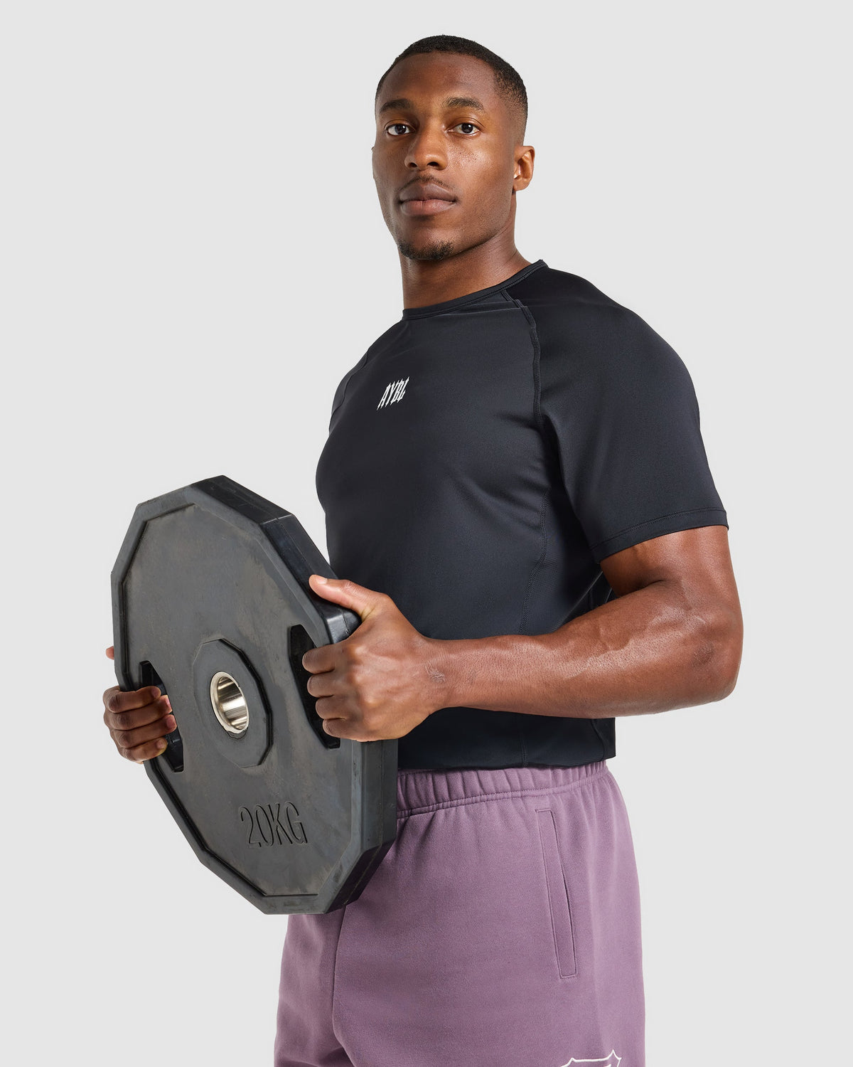 AYBL Iron Club Compression Relaxed T Shirt - Noir