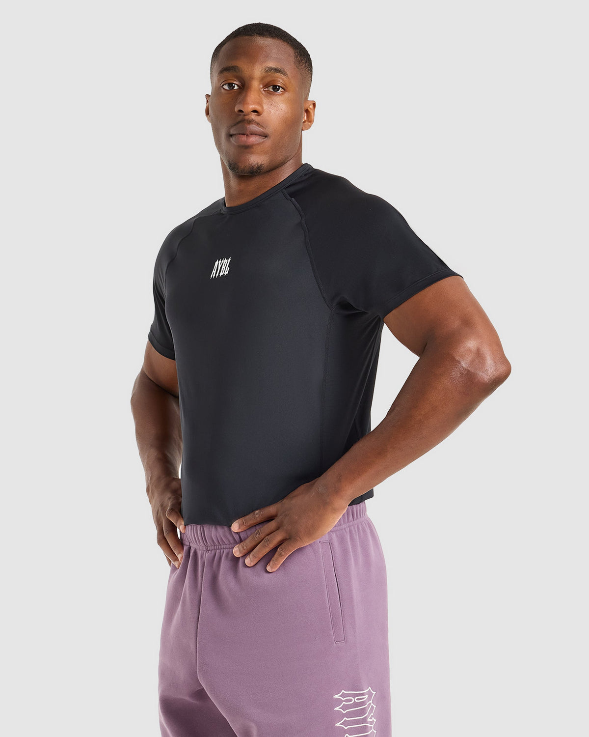 AYBL Iron Club Compression Relaxed T Shirt - Noir