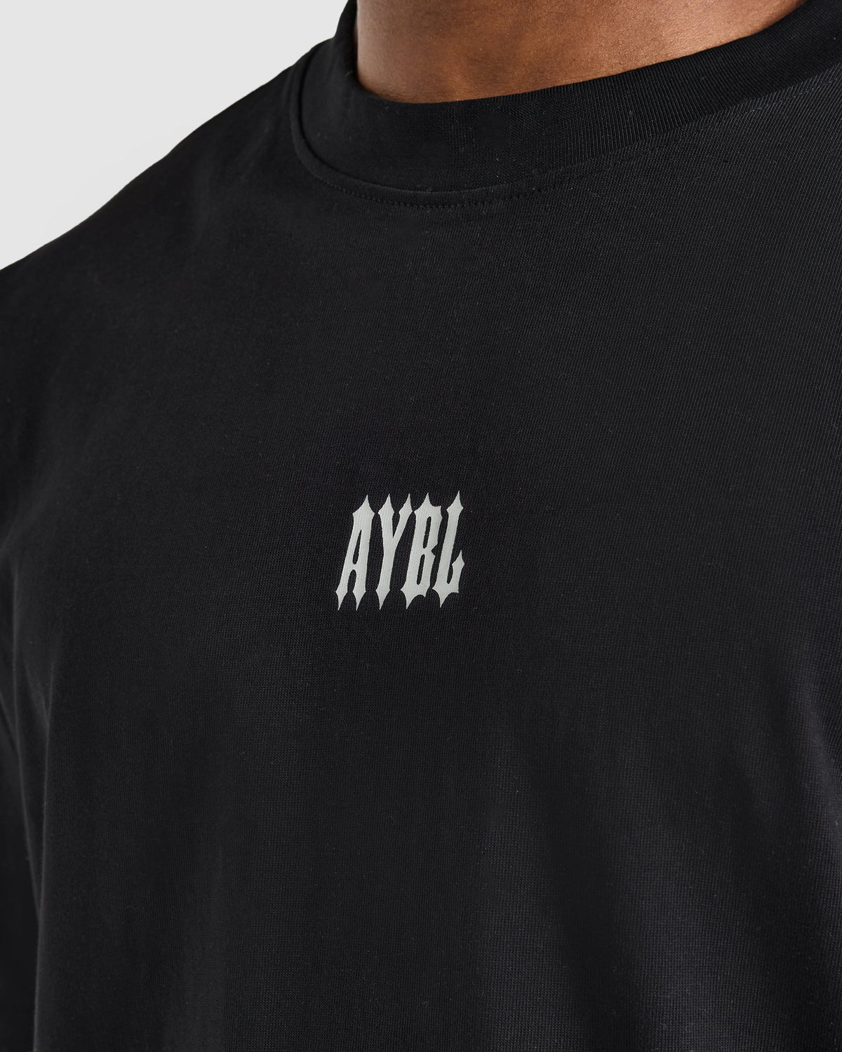 AYBL Iron Club Graphic Oversized T Shirt - Noir