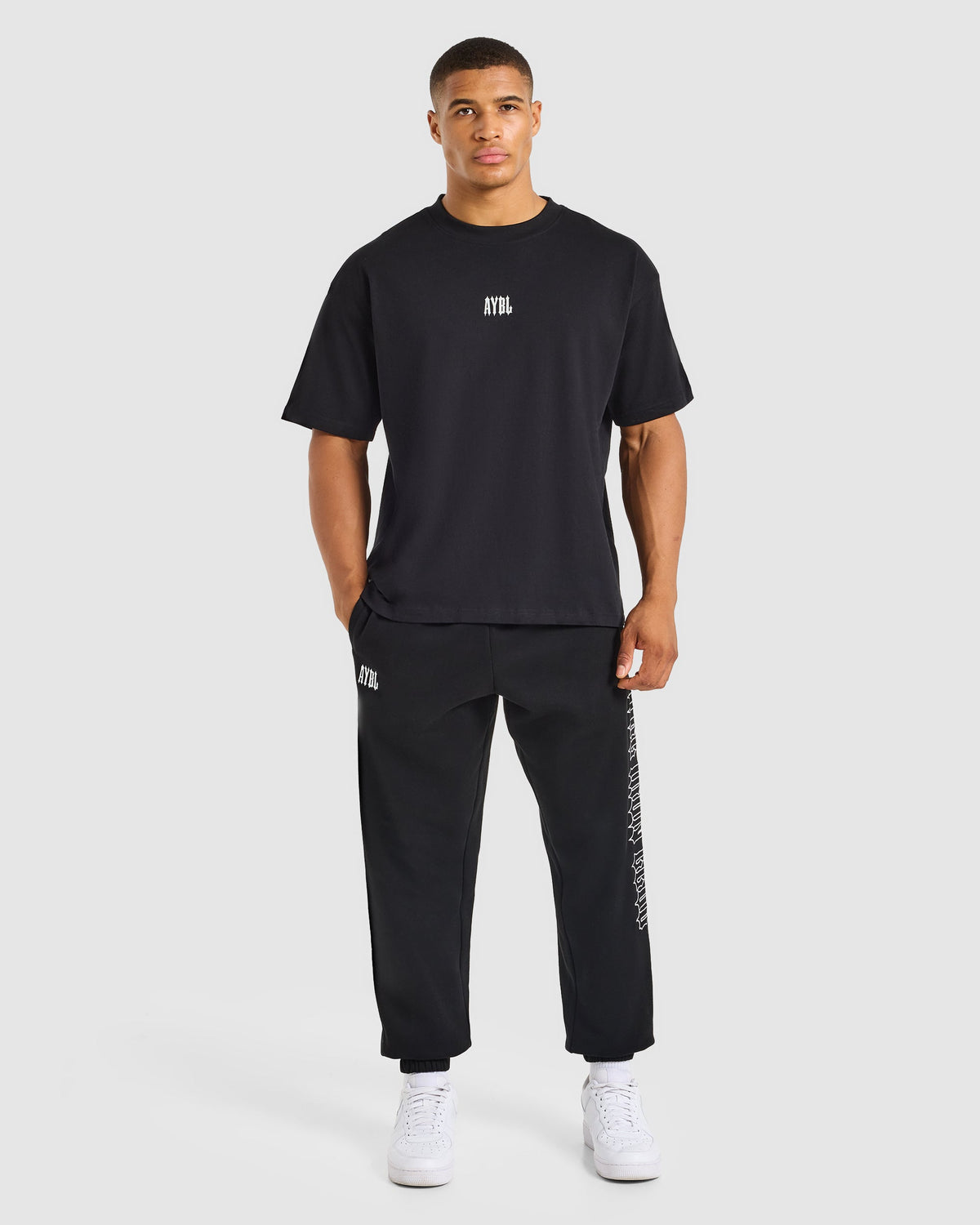 AYBL Iron Club Oversized Joggers - Noir