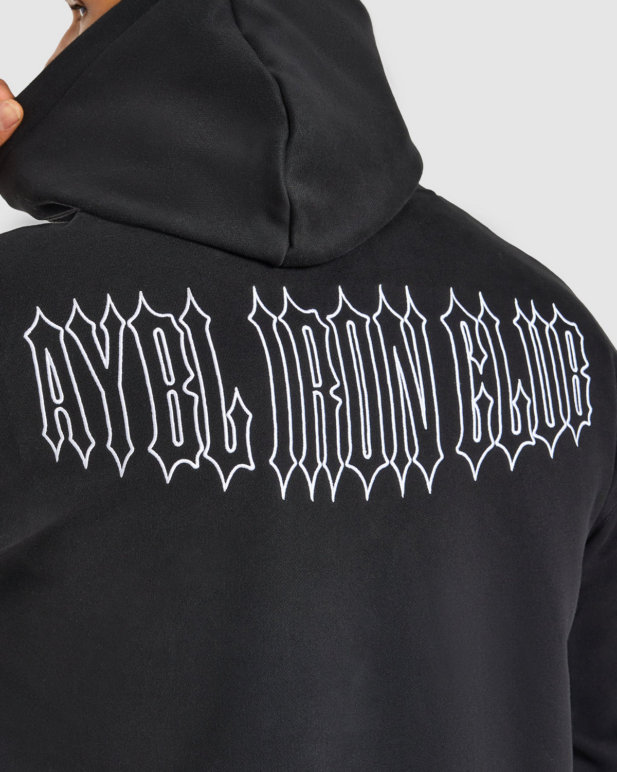AYBL Iron Club Oversized Hoodie - Noir