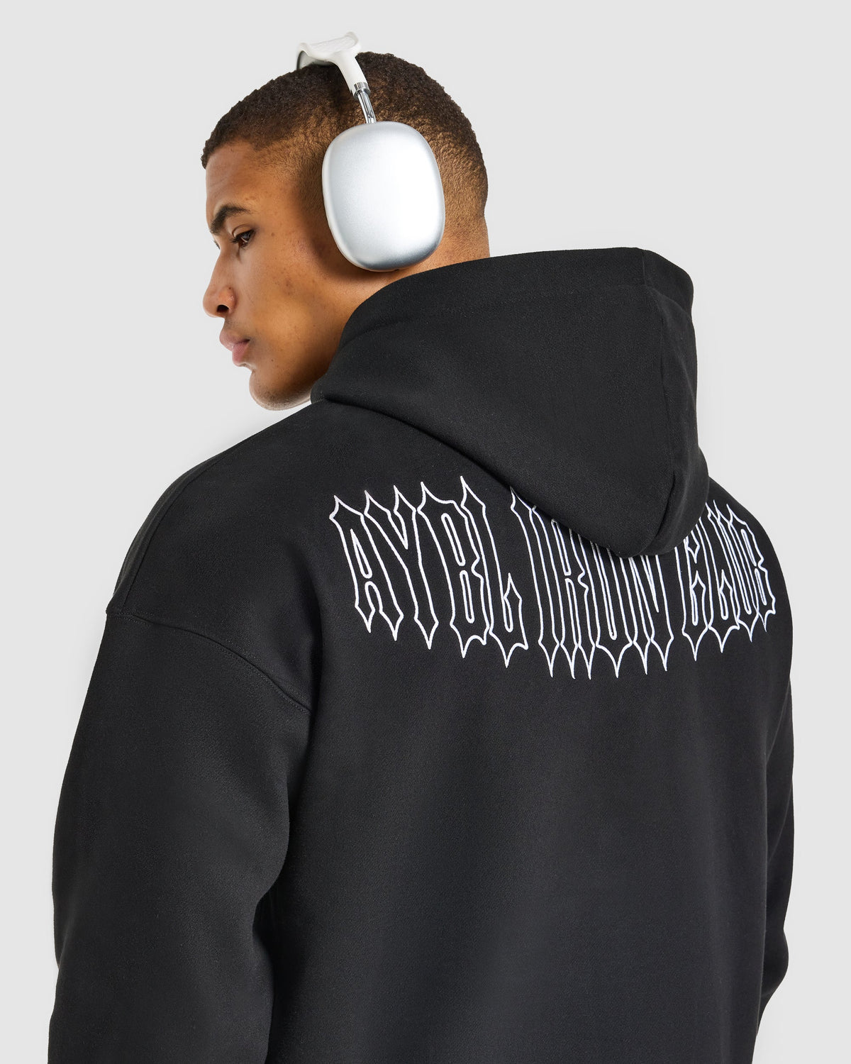 AYBL Iron Club Oversized Hoodie - Noir