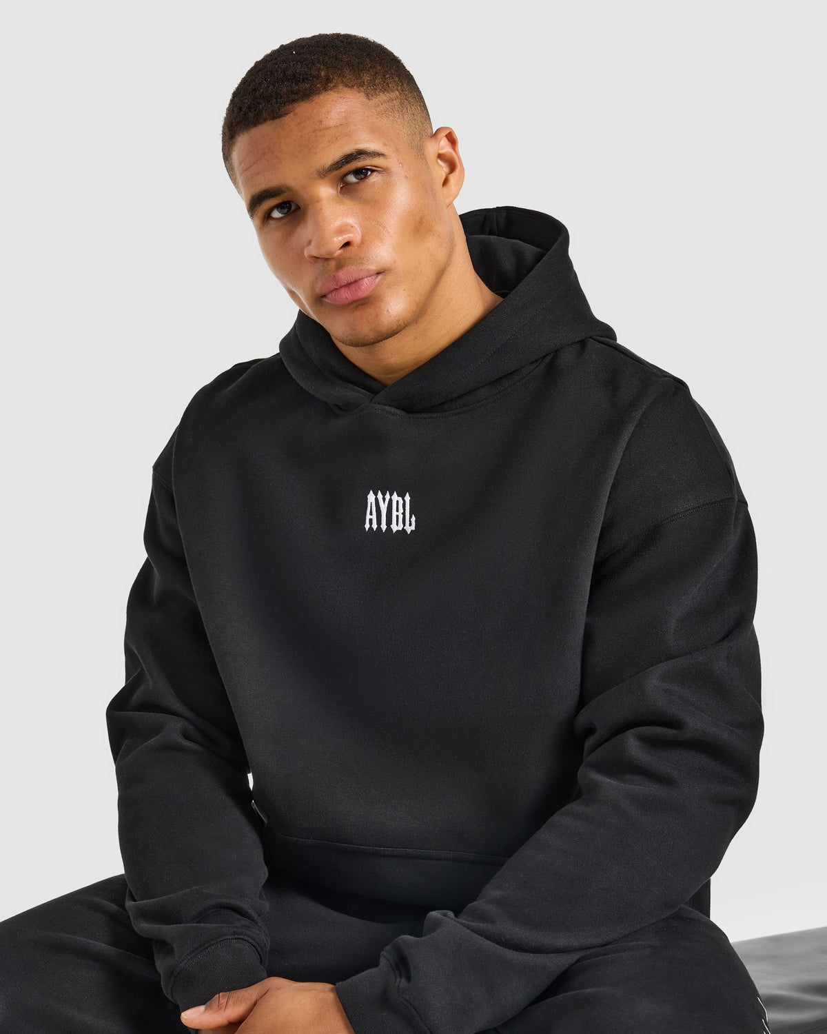 AYBL Iron Club Oversized Hoodie - Noir