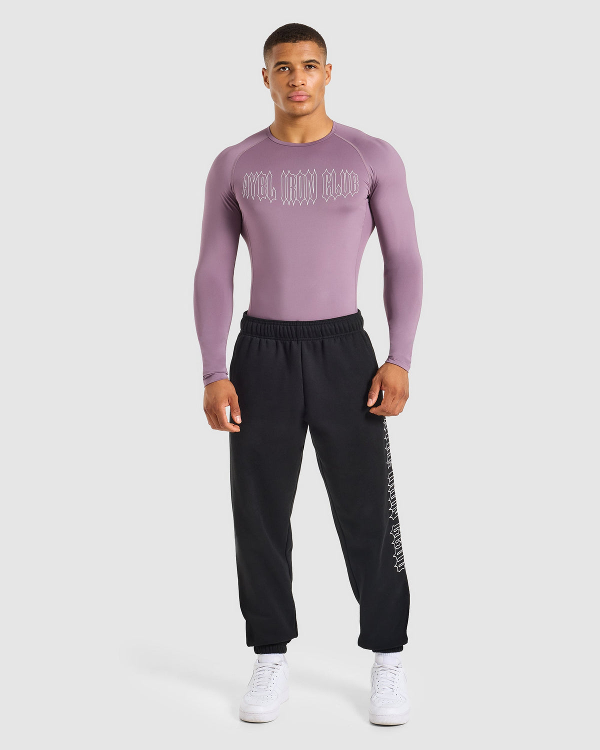 AYBL Iron Club Compression Long Sleeve - Midnight Violet