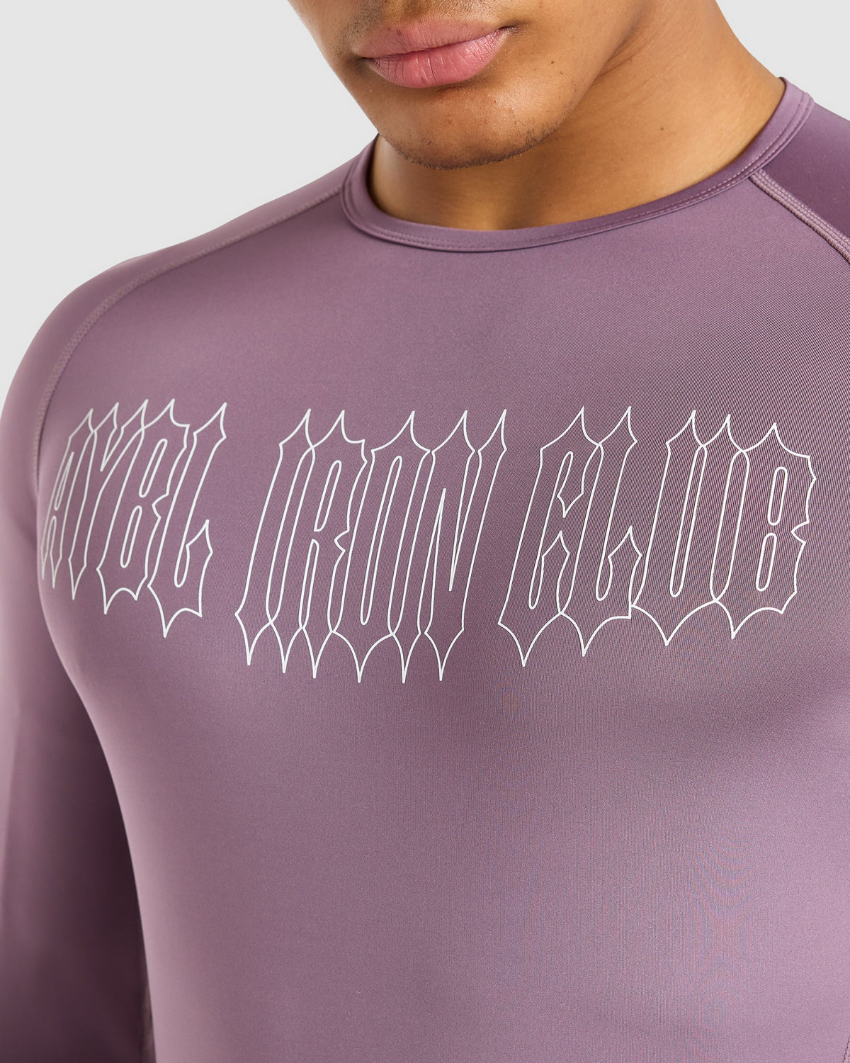 AYBL Iron Club Compression Long Sleeve - Midnight Violet