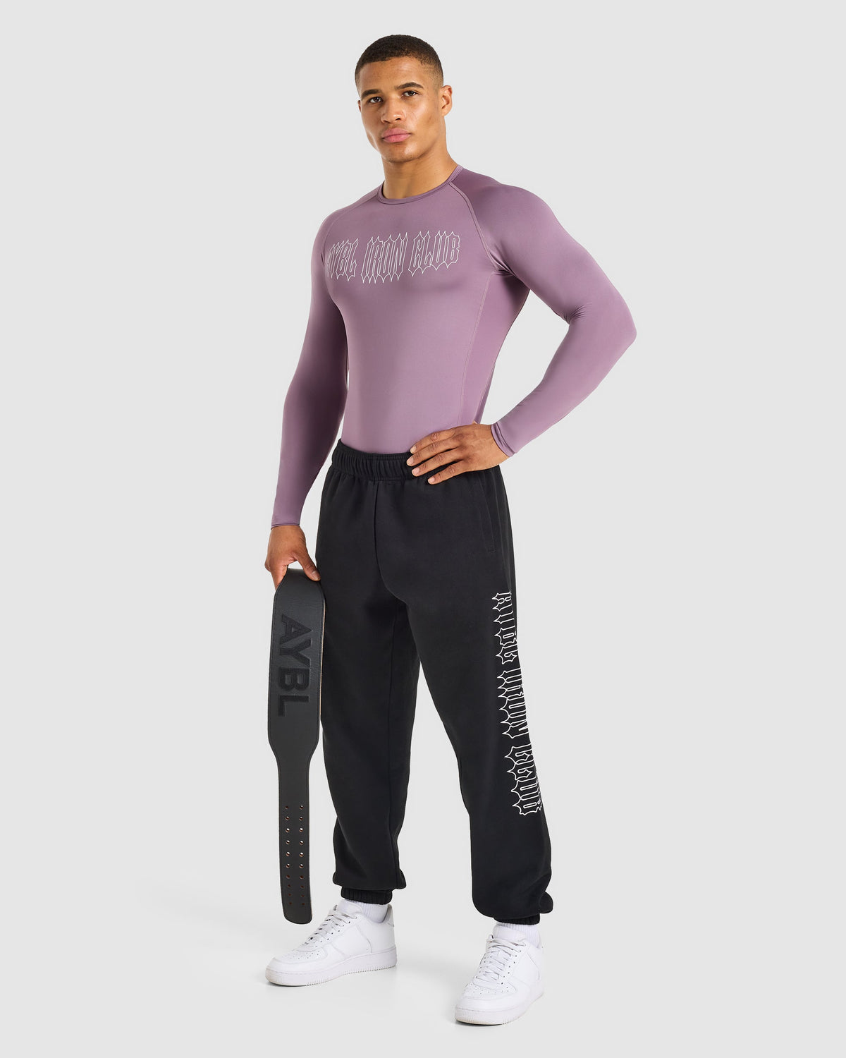 AYBL Iron Club Compression Long Sleeve - Midnight Violet