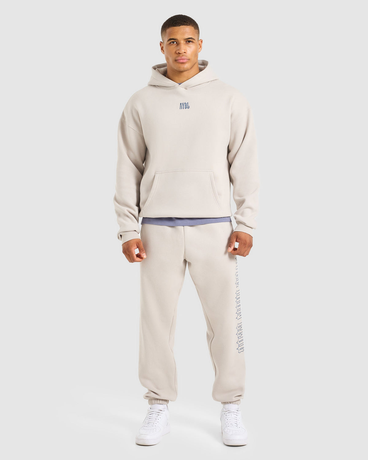 AYBL Iron Club Oversized Joggers - Cloud Gris