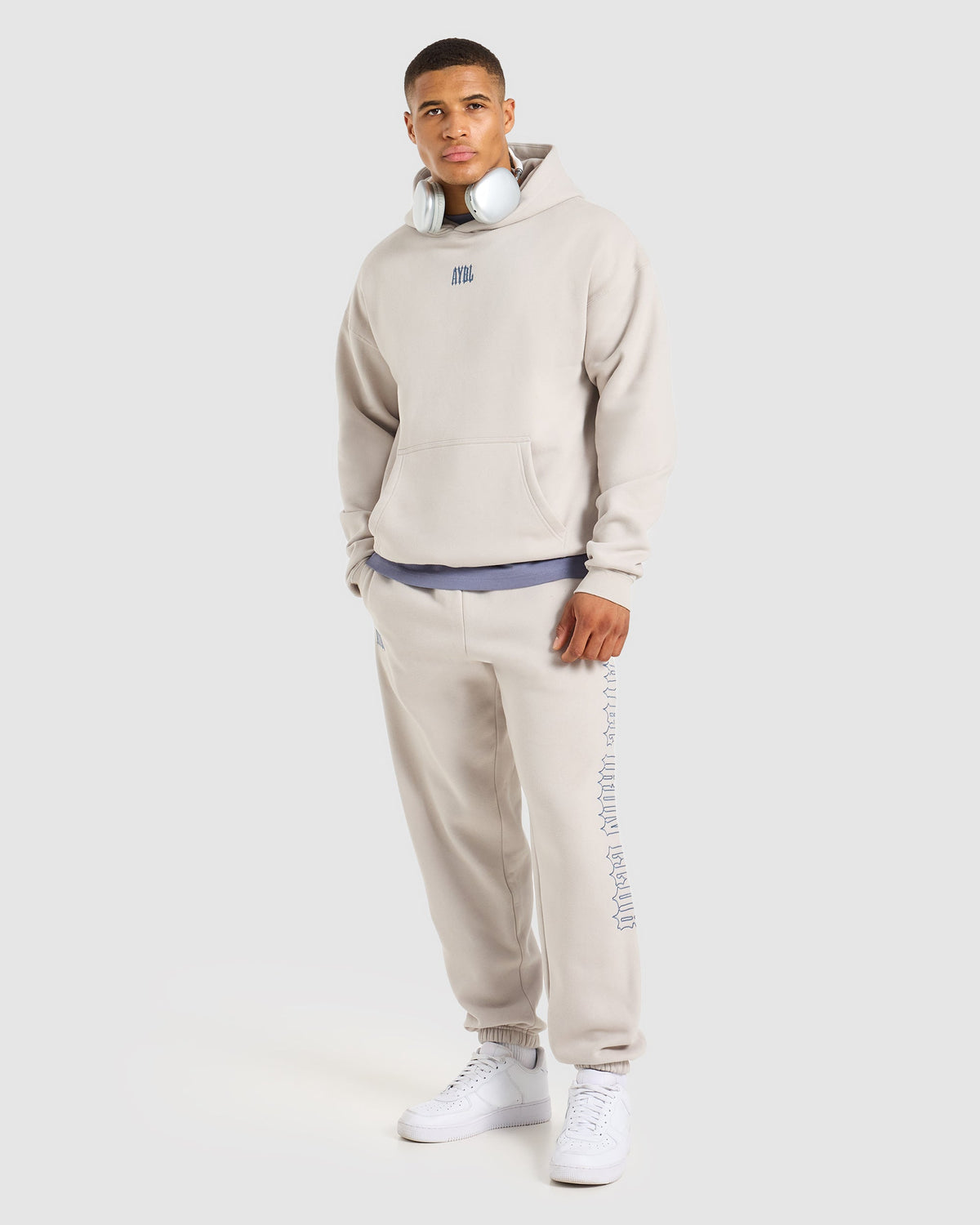 AYBL Iron Club Oversized Joggers - Cloud Gris