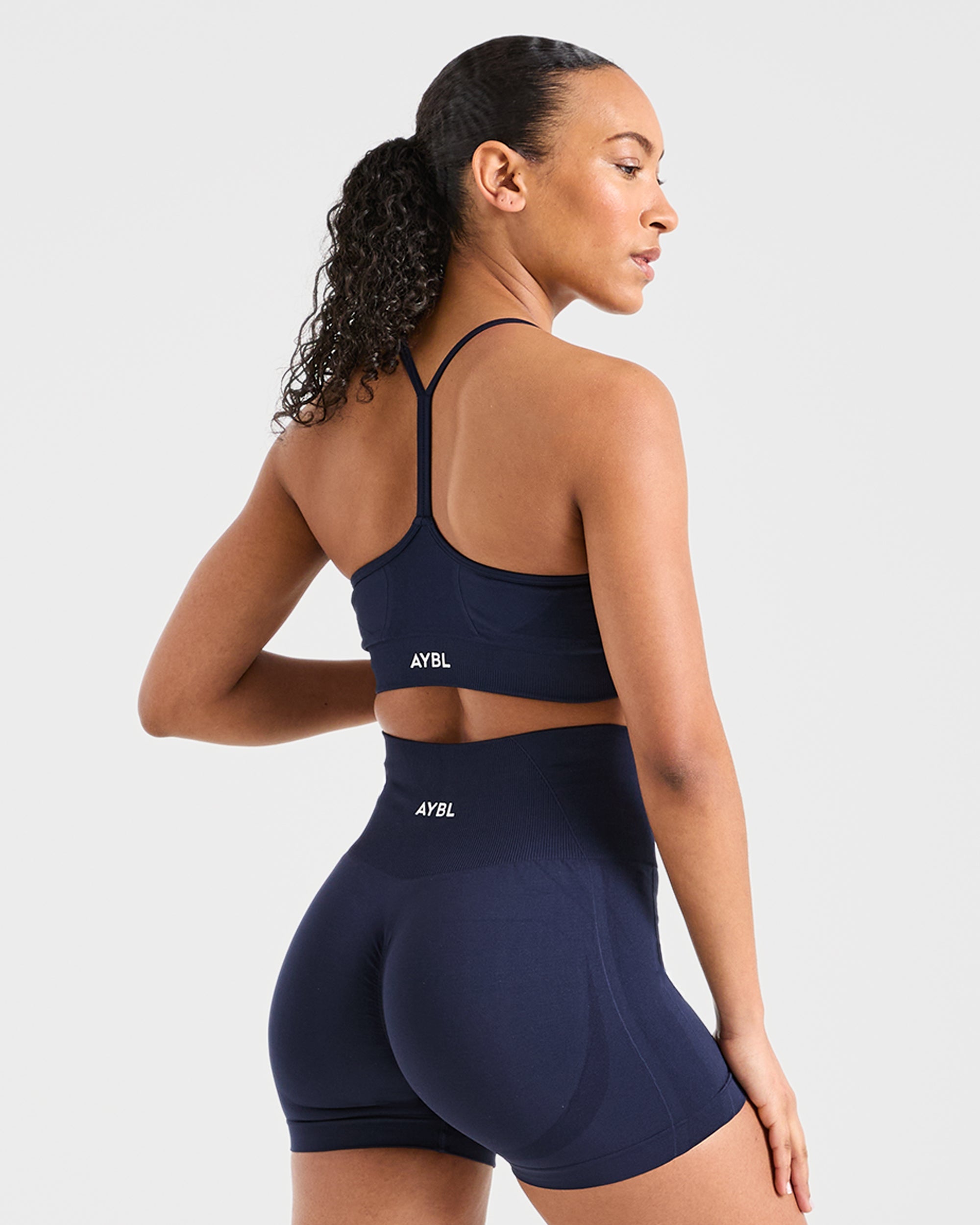 Empower Seamless Sports Bra - Navy