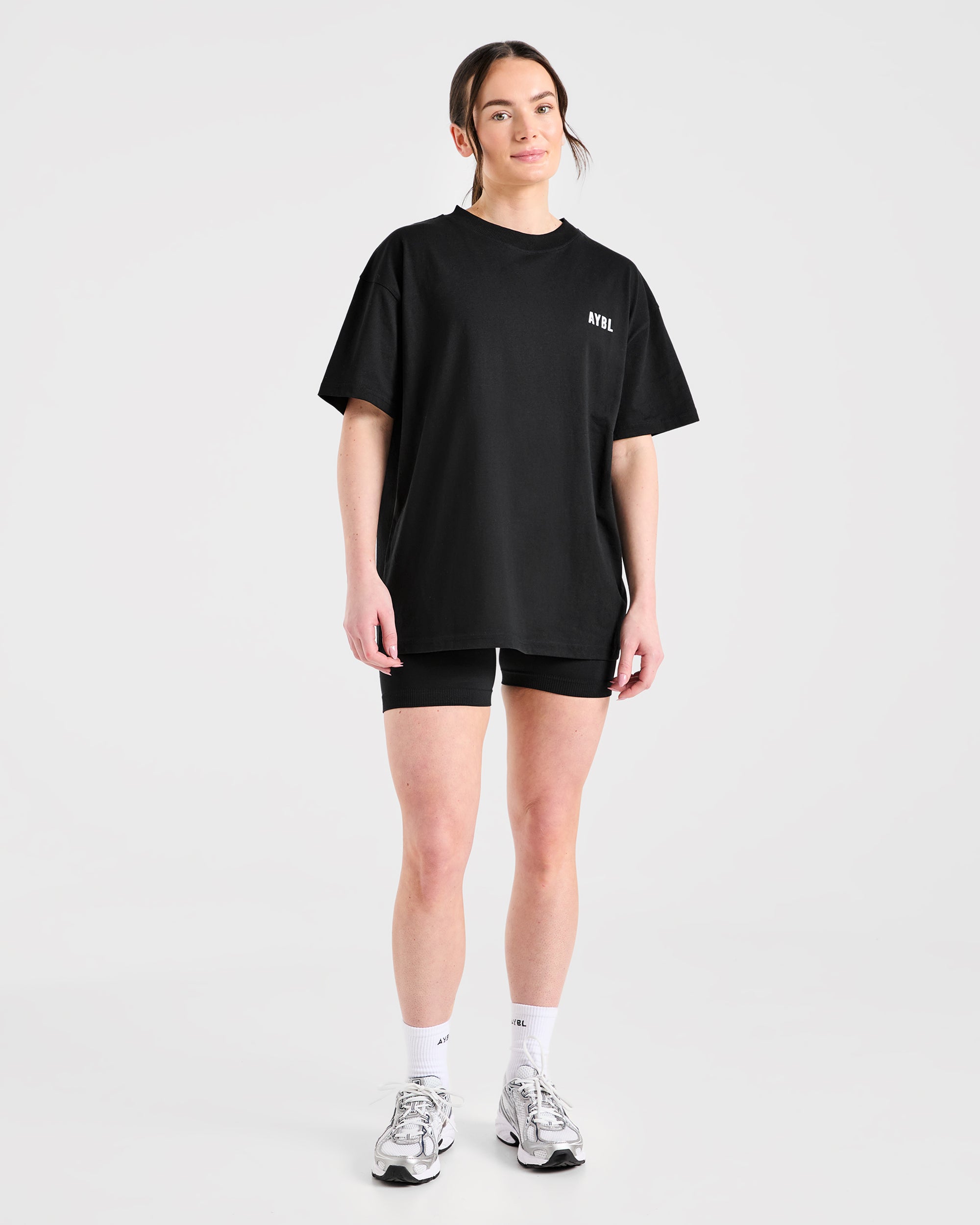 Sculpting Season Oversized T Shirt - Noir