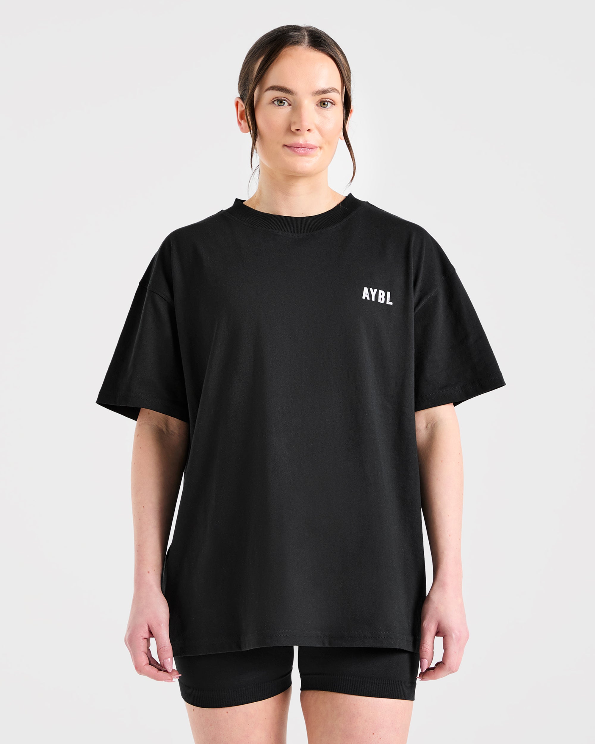 Sculpting Season Oversized T Shirt - Noir