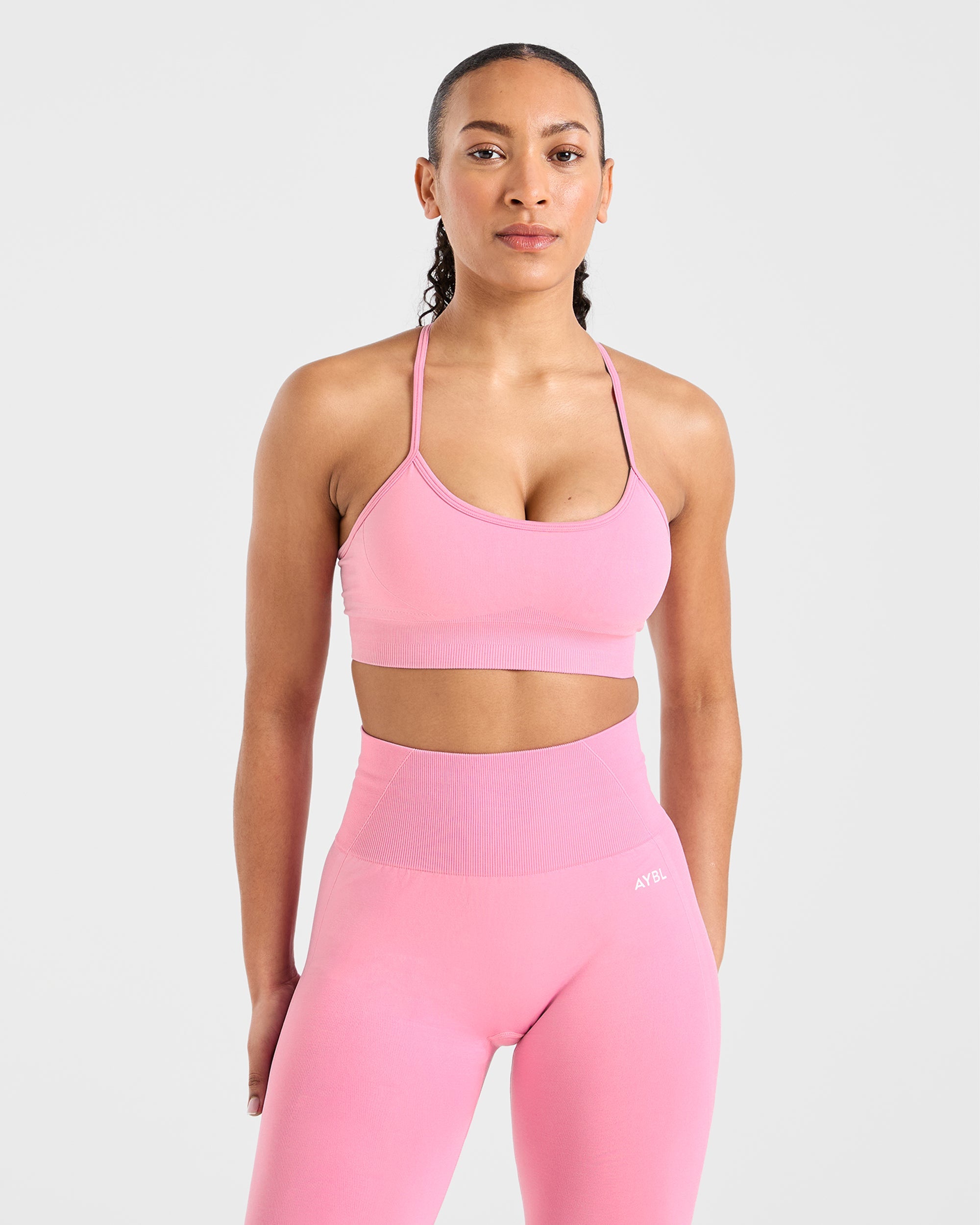 Empower Seamless Sports Bra - Baby Rose