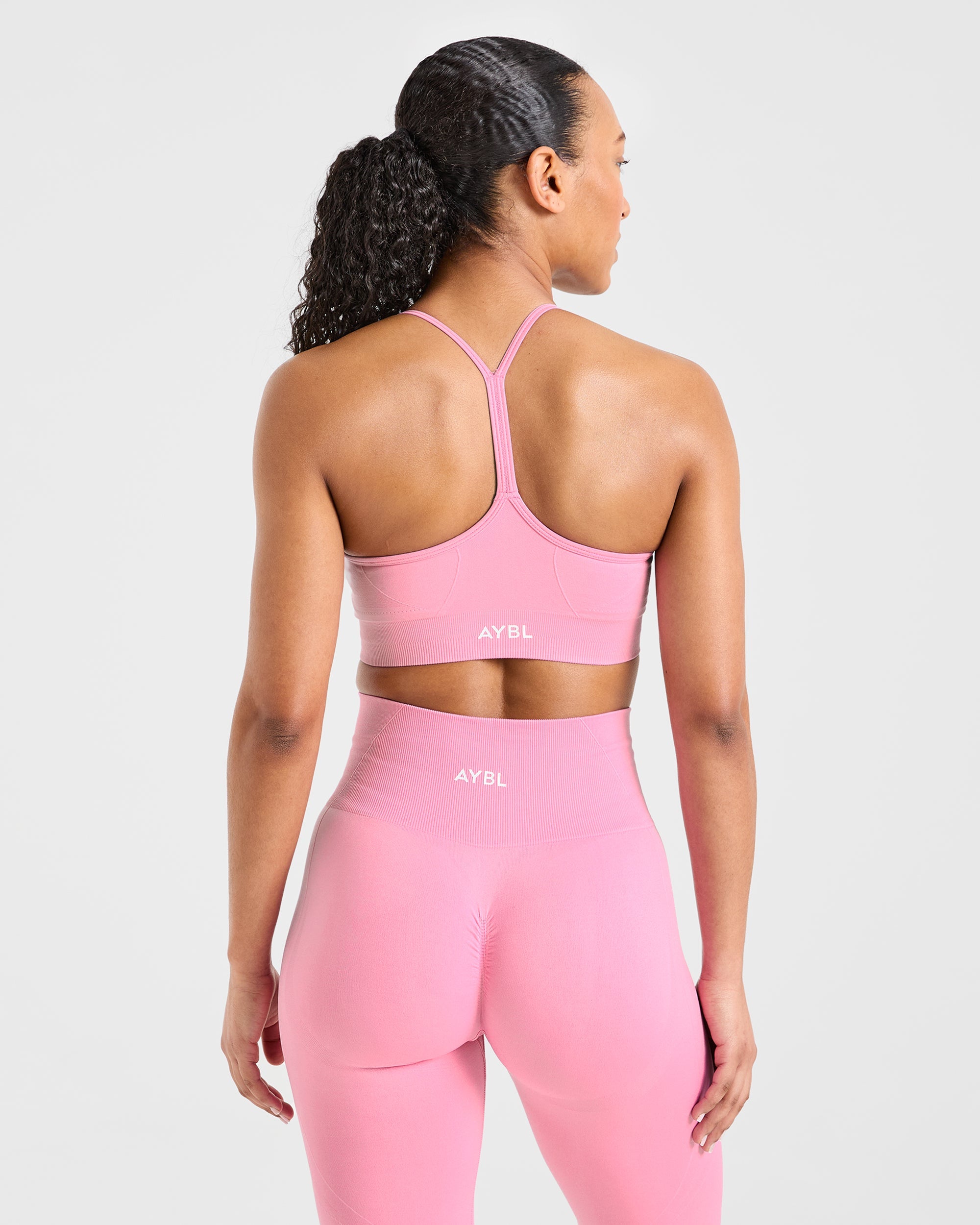 Empower Seamless Sports Bra - Baby Rose