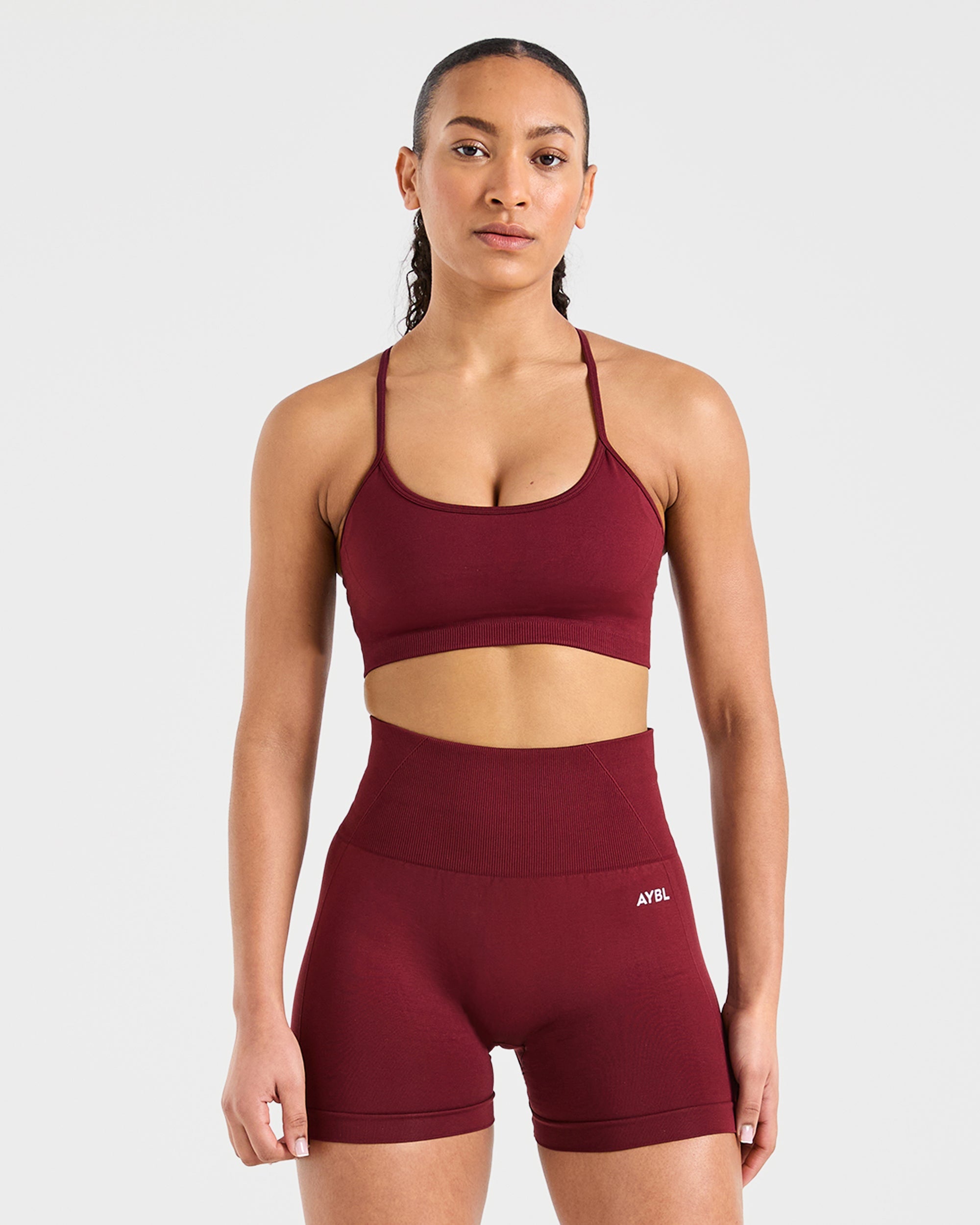 Empower Seamless Sports Bra - Rouge Wine