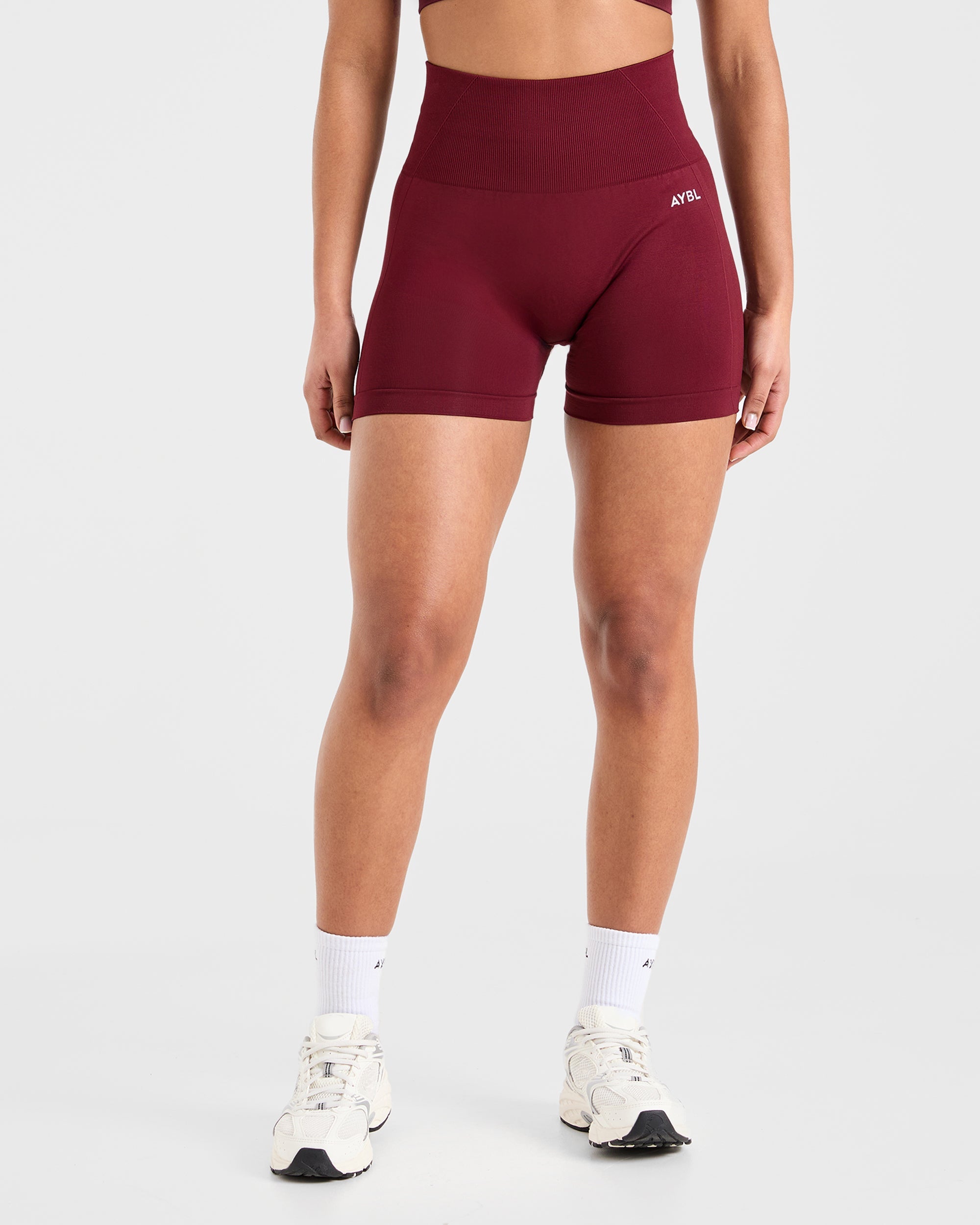 Empower Seamless Shorts - Rouge Wine