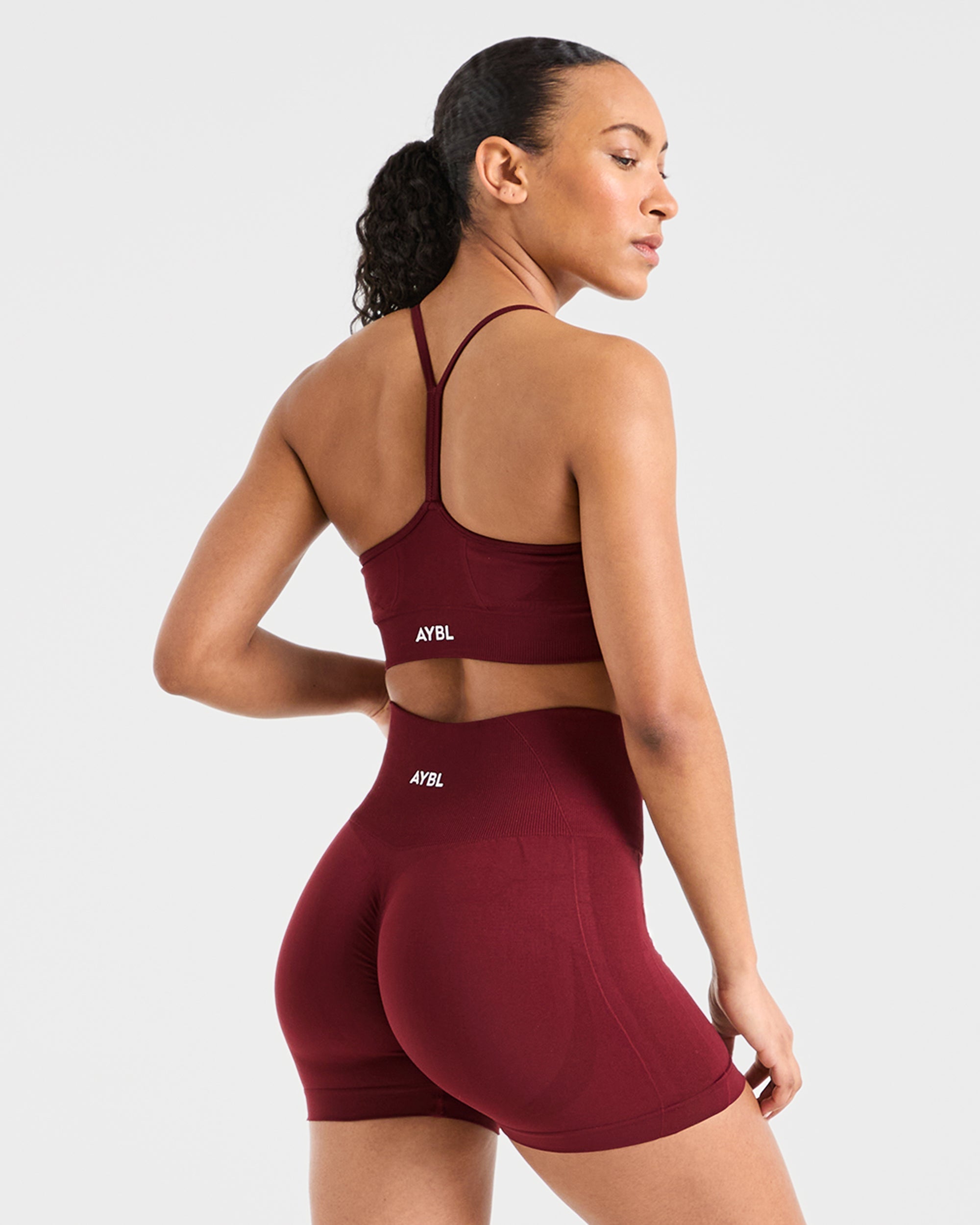 Empower Seamless Sports Bra - Rouge Wine