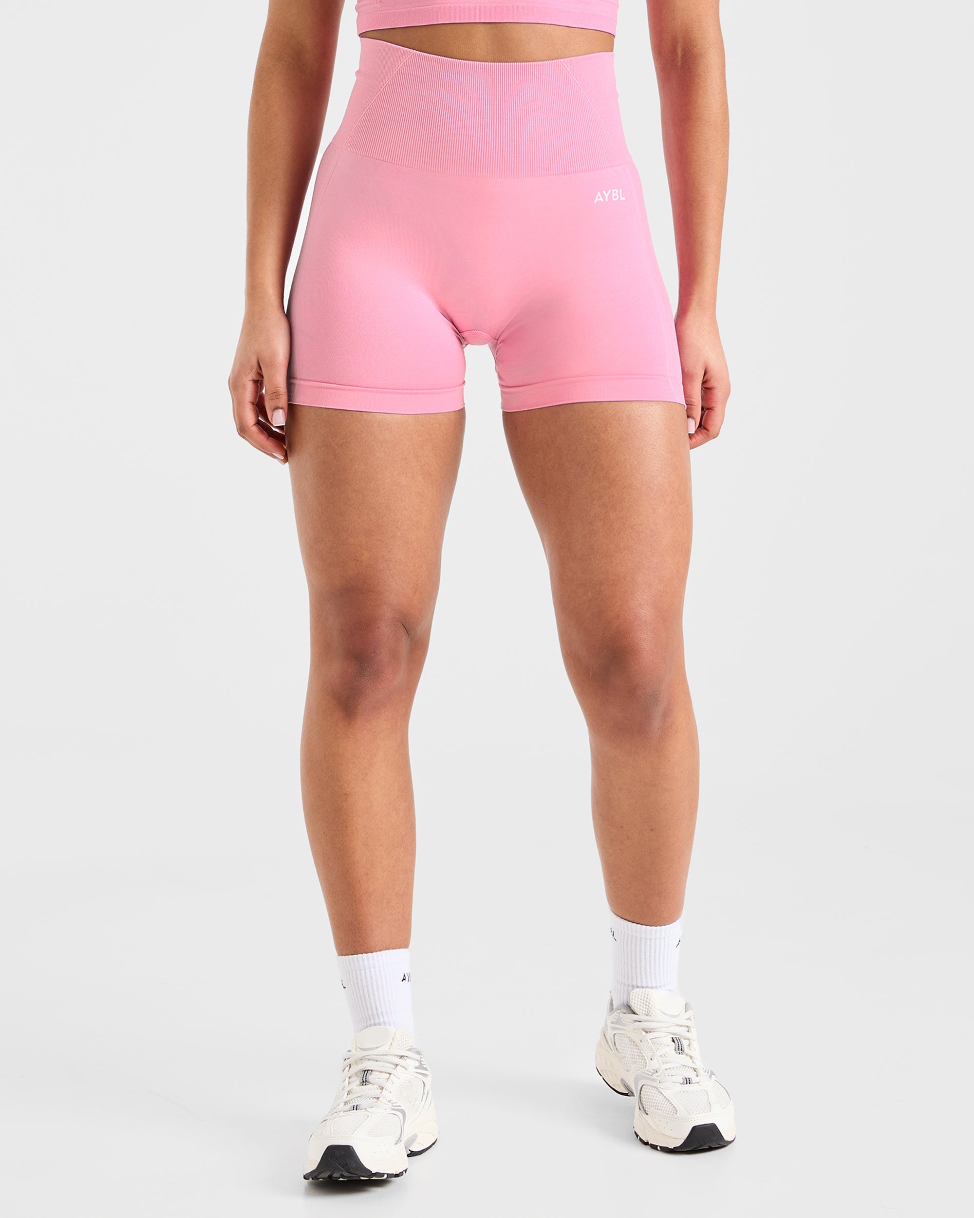 Empower Seamless Shorts - Baby Rose