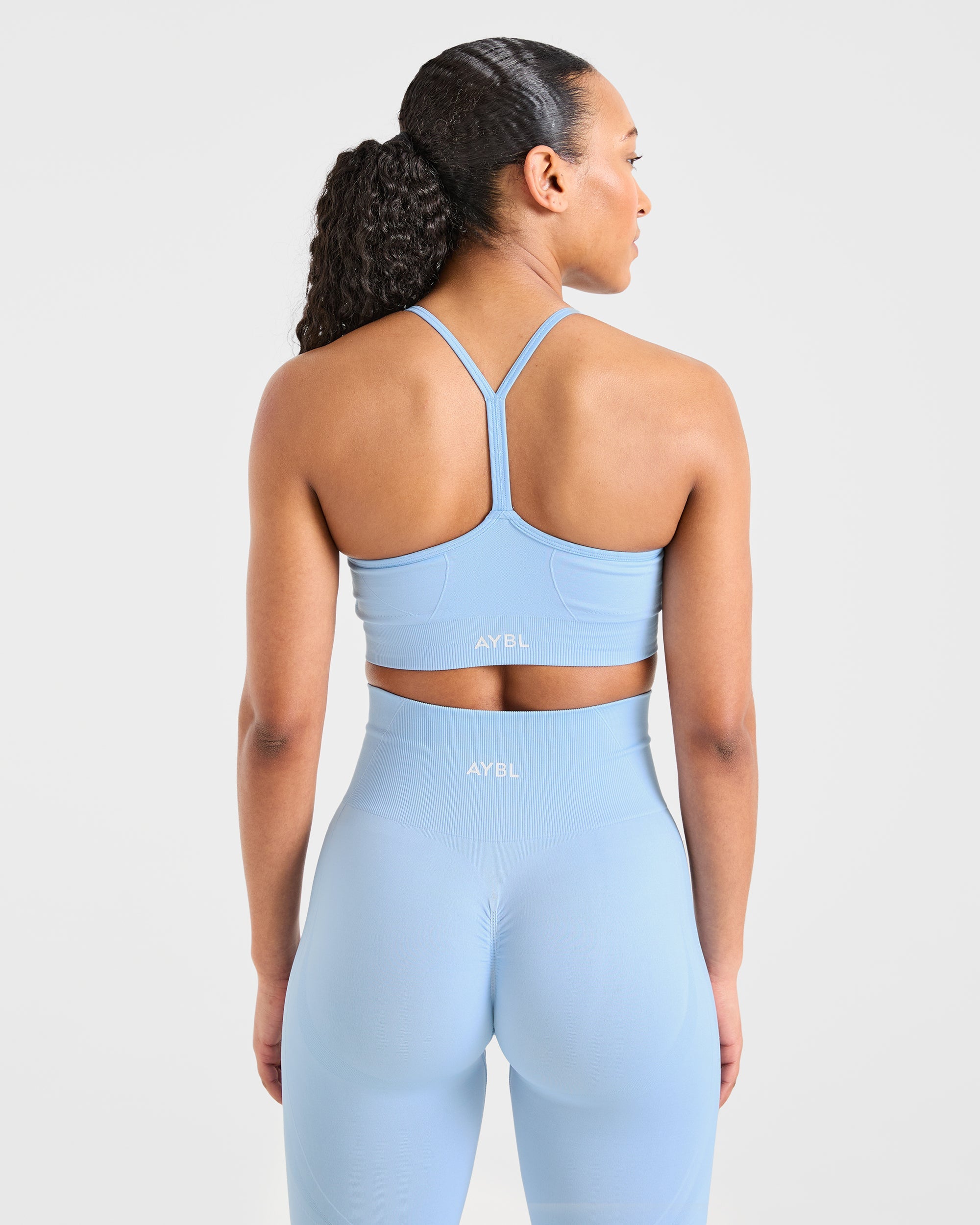 Empower Seamless Sports Bra - Sky Bleu