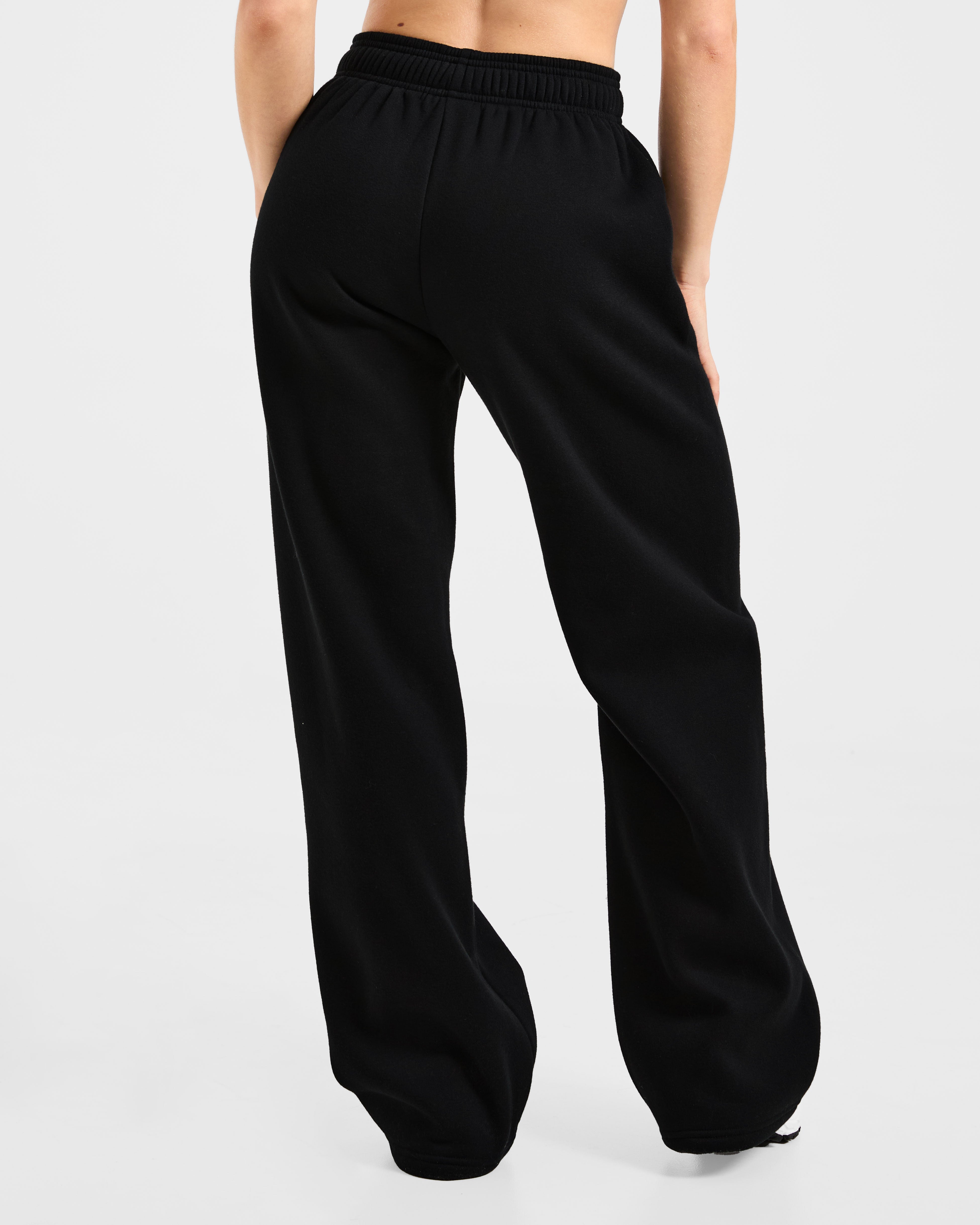 Varsity 2.0 Oversized Straight Leg Joggers - Noir